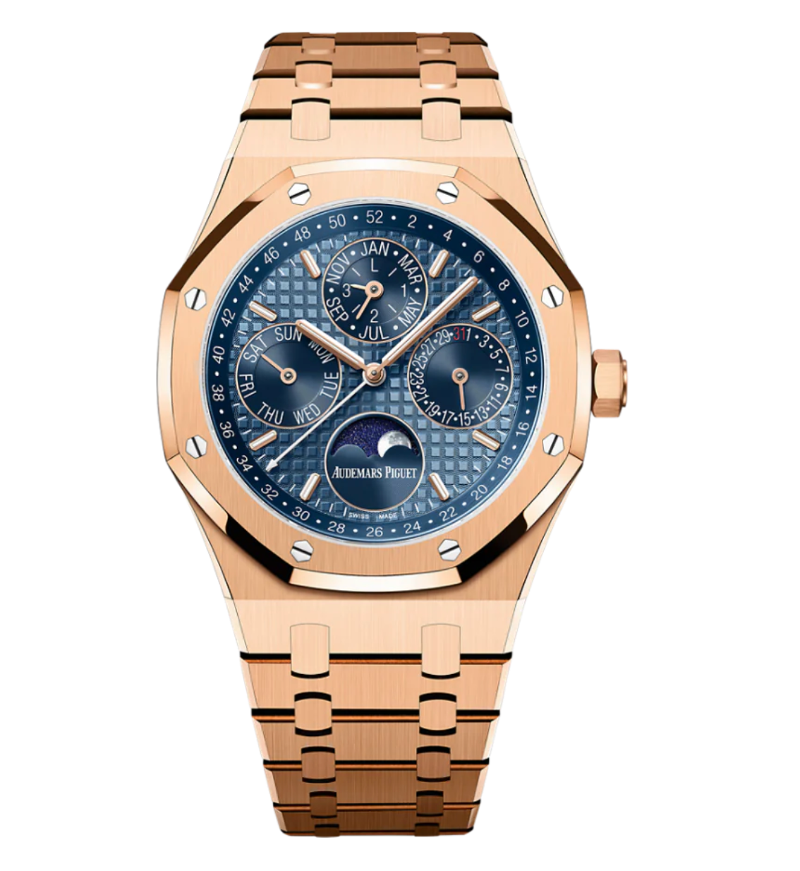 Audemars Piguet Royal Oak Perpetual Calendar – 18k Rose Gold Ref. 26574OR.OO.1220OR.02-Audemars Piguet-JD Watches NY