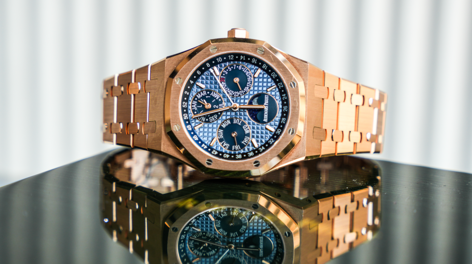 Audemars Piguet Royal Oak Perpetual Calendar – 18k Rose Gold Ref. 26574OR.OO.1220OR.02-Audemars Piguet-JD Watches NY