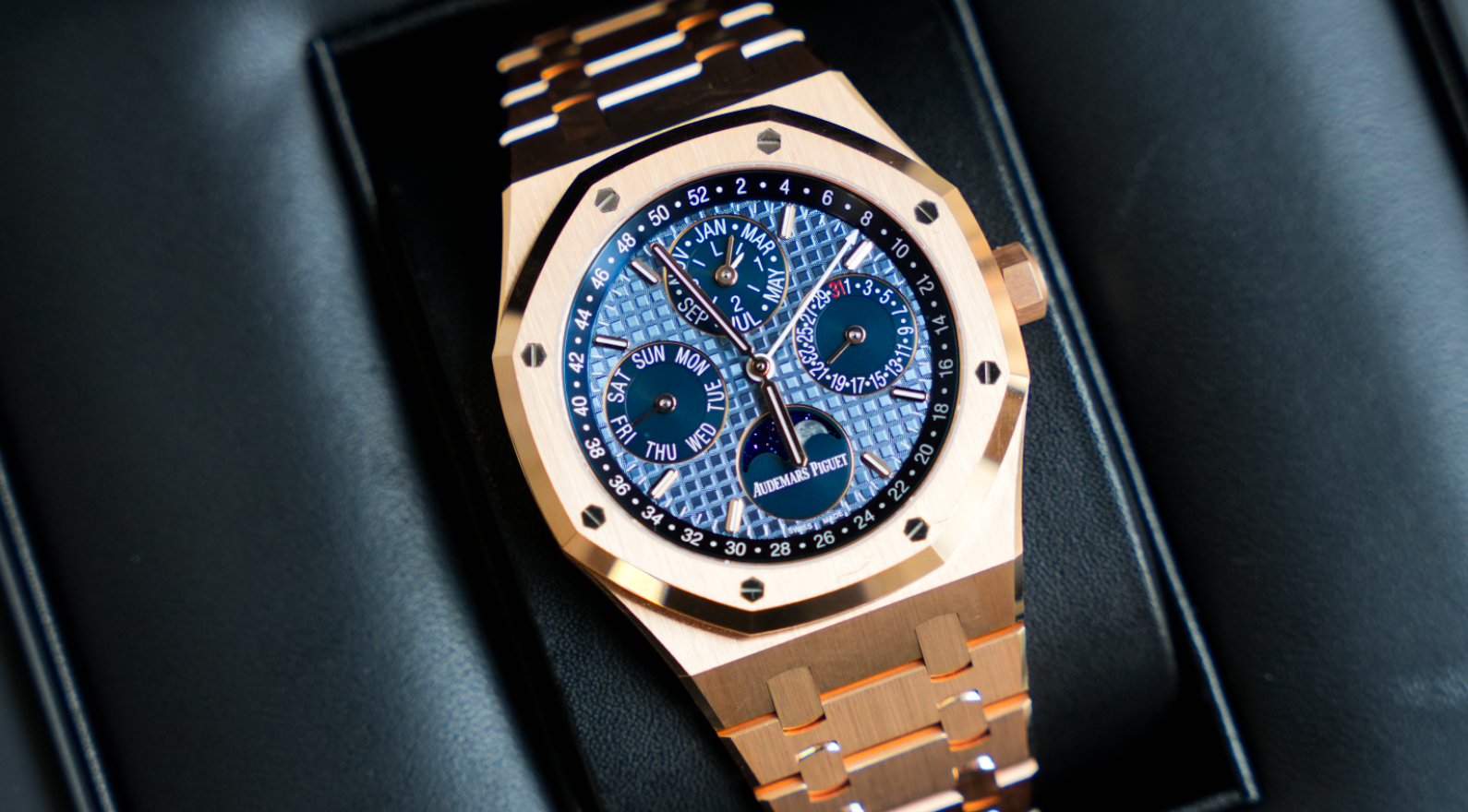 Audemars Piguet Royal Oak Perpetual Calendar – 18k Rose Gold Ref. 26574OR.OO.1220OR.02-Audemars Piguet-JD Watches NY