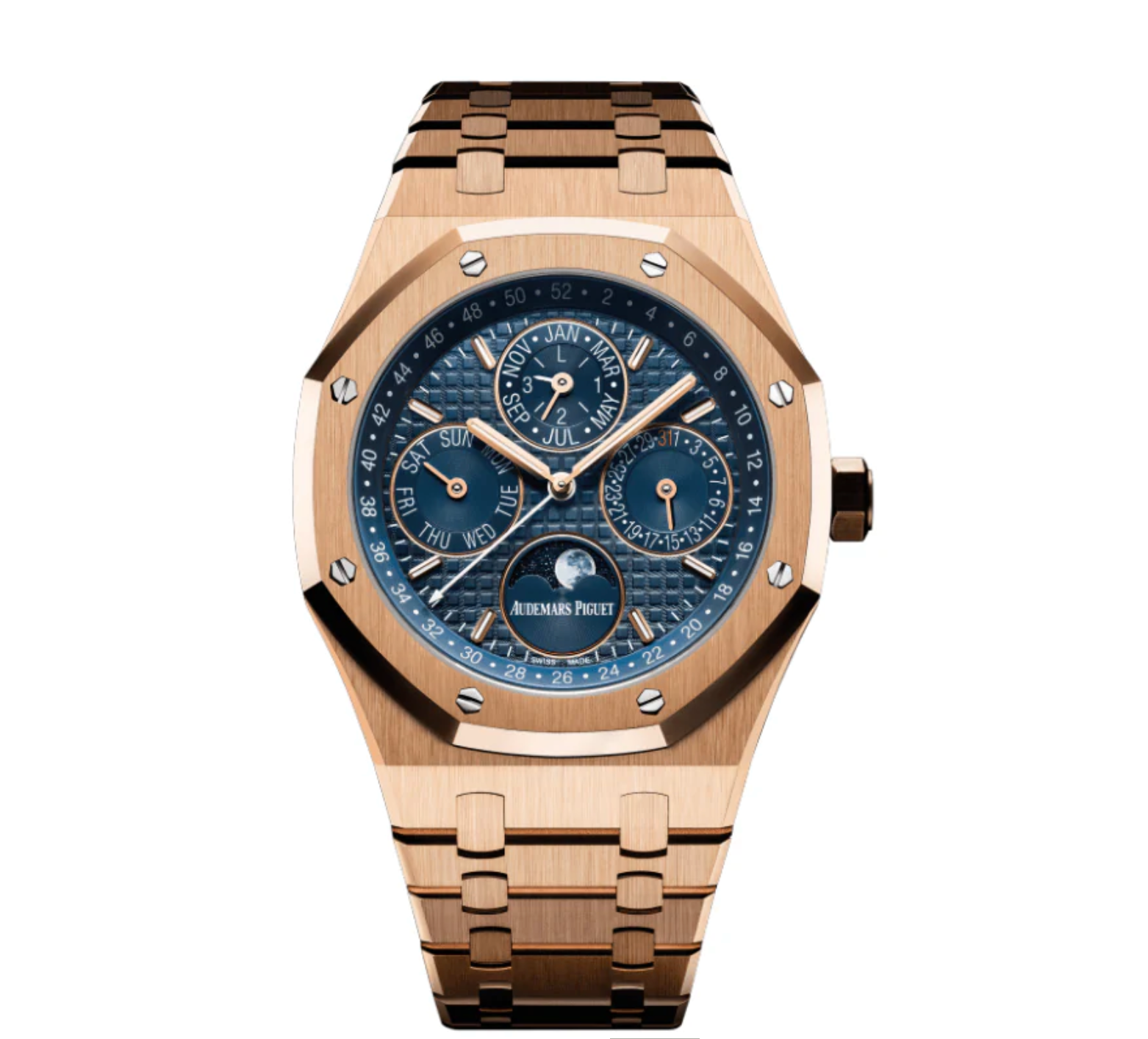 Audemars Piguet Royal Oak Perpetual Calendar – 18k Rose Gold Ref. 26574OR.OO.1220OR.02-Audemars Piguet-JD Watches NY