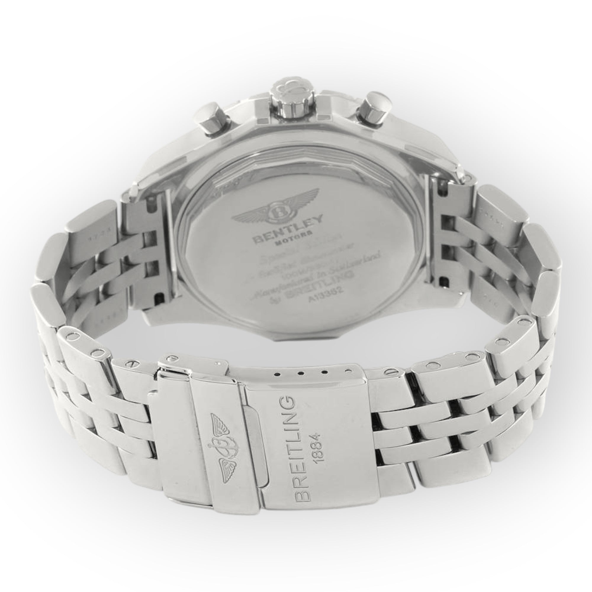 Breitling Bentley Motors A13362 GT White Dial Steel Mens Watch-JD Watches NY-JD Watches NY