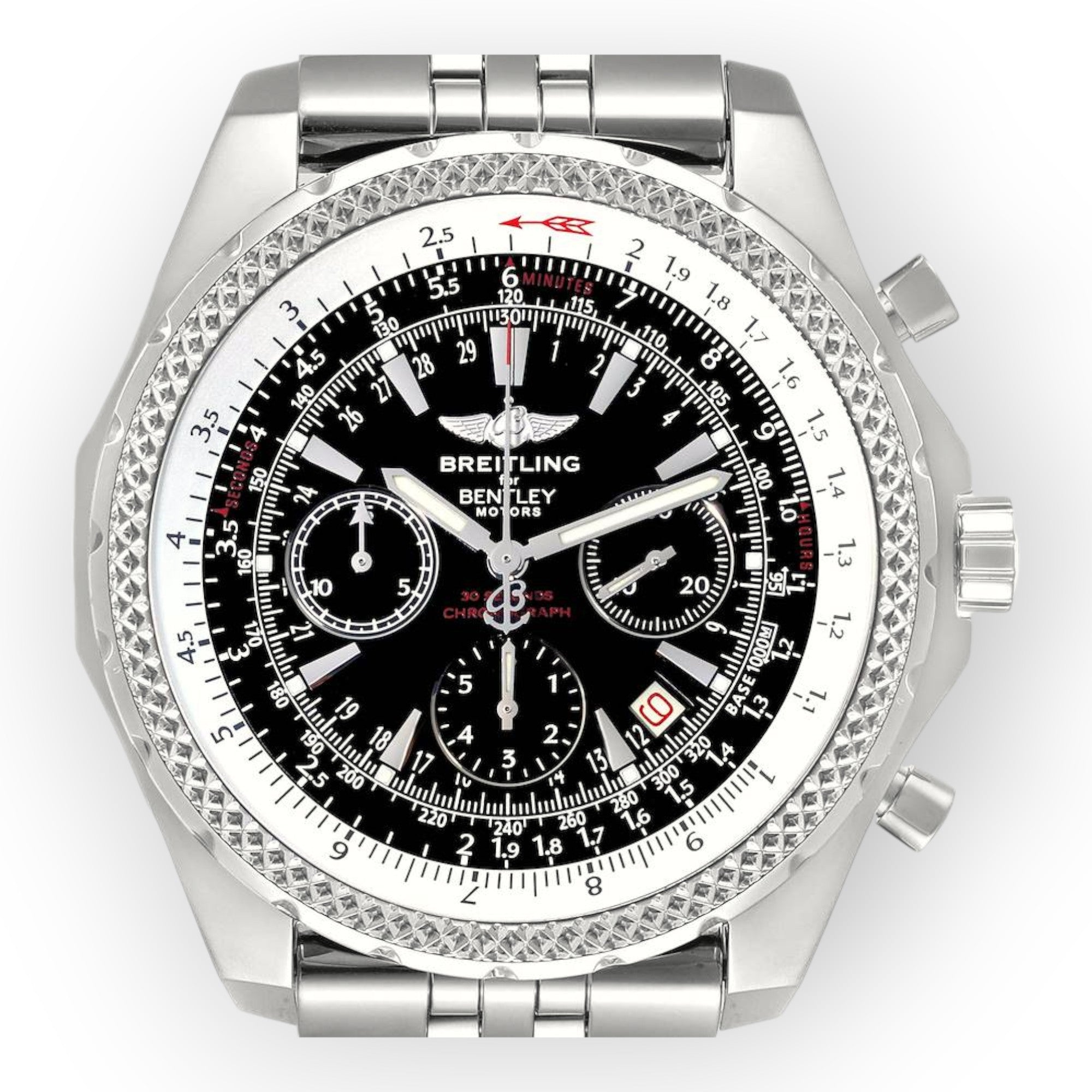Breitling Bentley Motors Special Edition A25362 Steel Mens Watch-Breitling-JD Watches NY