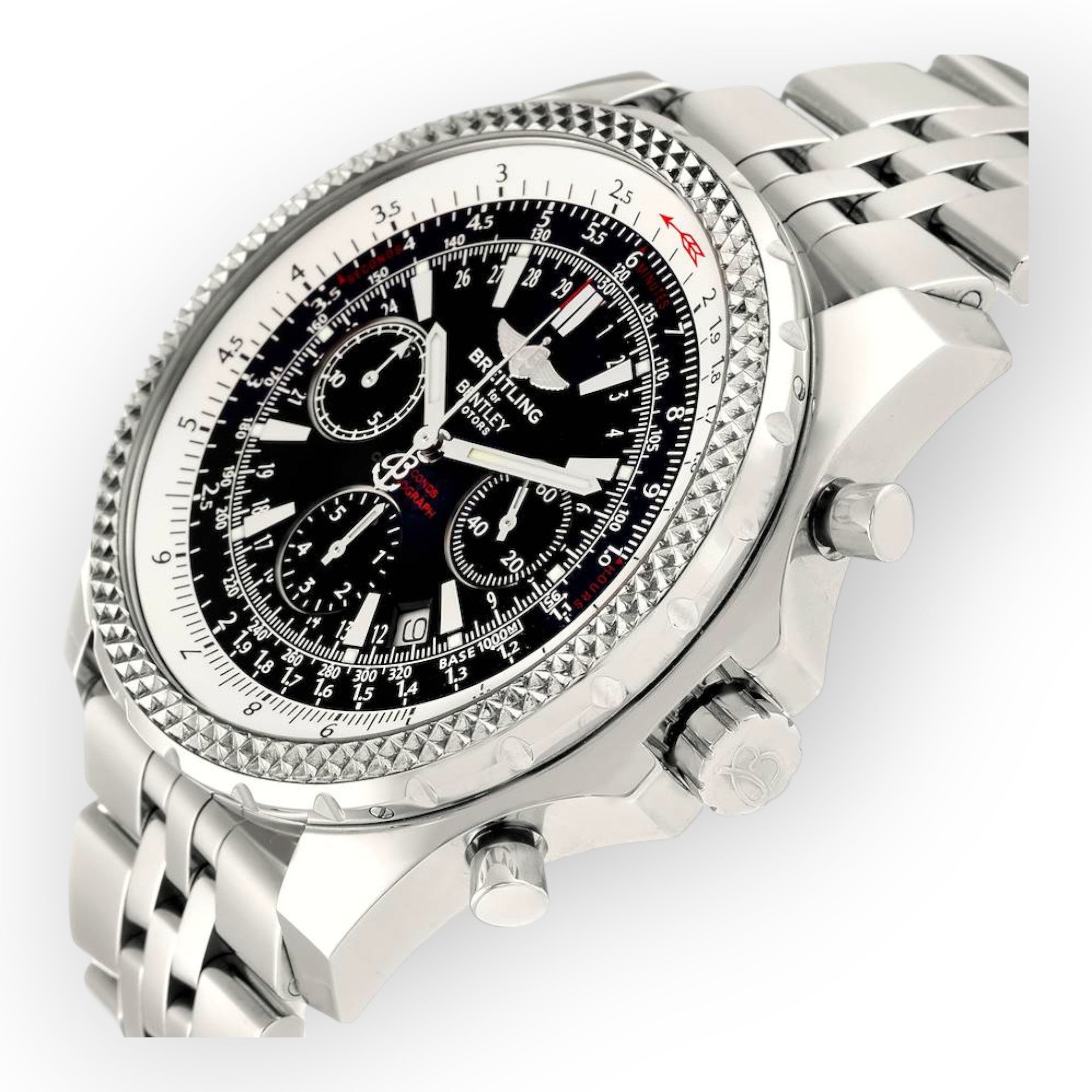 Breitling Bentley Motors Special Edition A25362 Steel Mens Watch-Breitling-JD Watches NY
