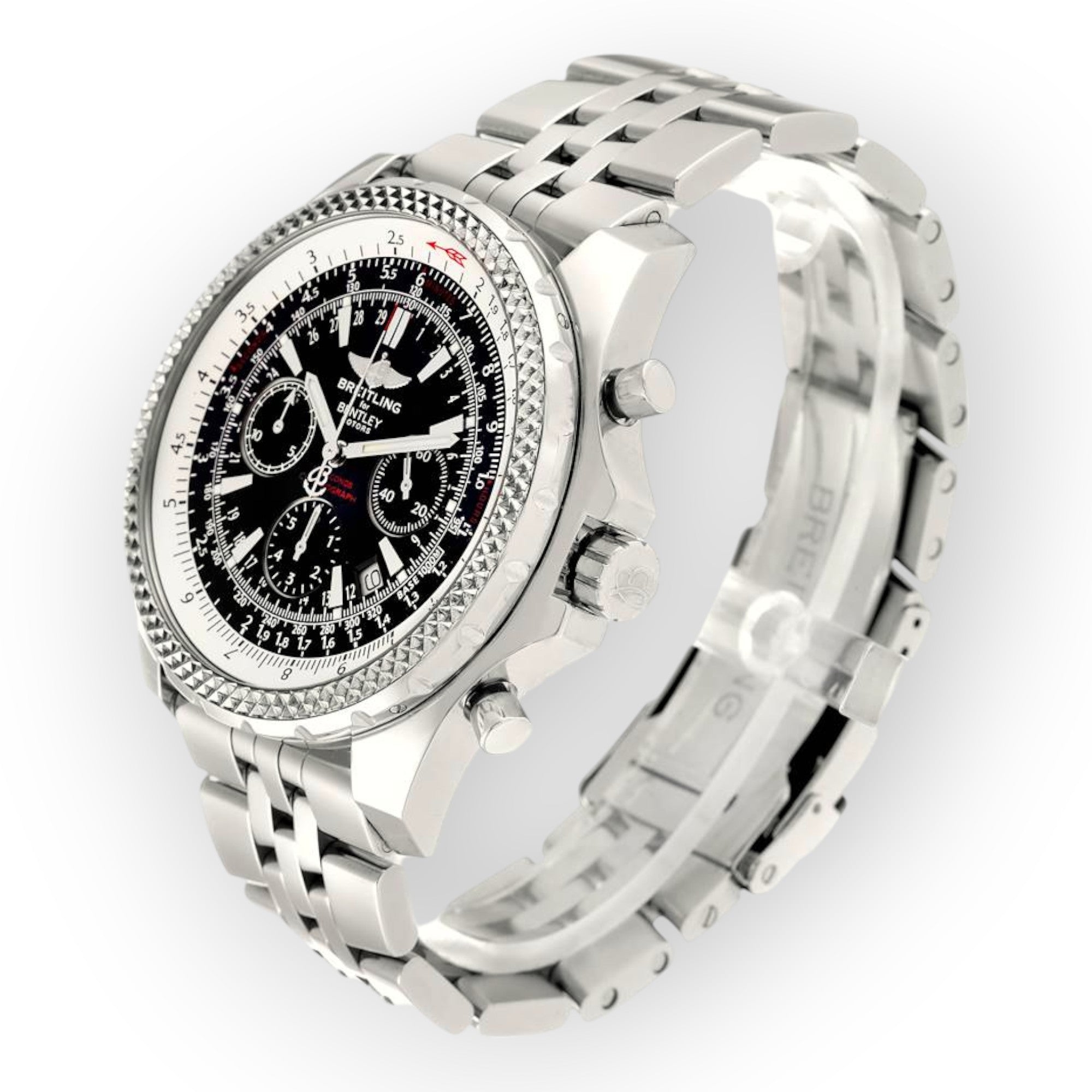 Breitling Bentley Motors Special Edition A25362 Steel Mens Watch-Breitling-JD Watches NY