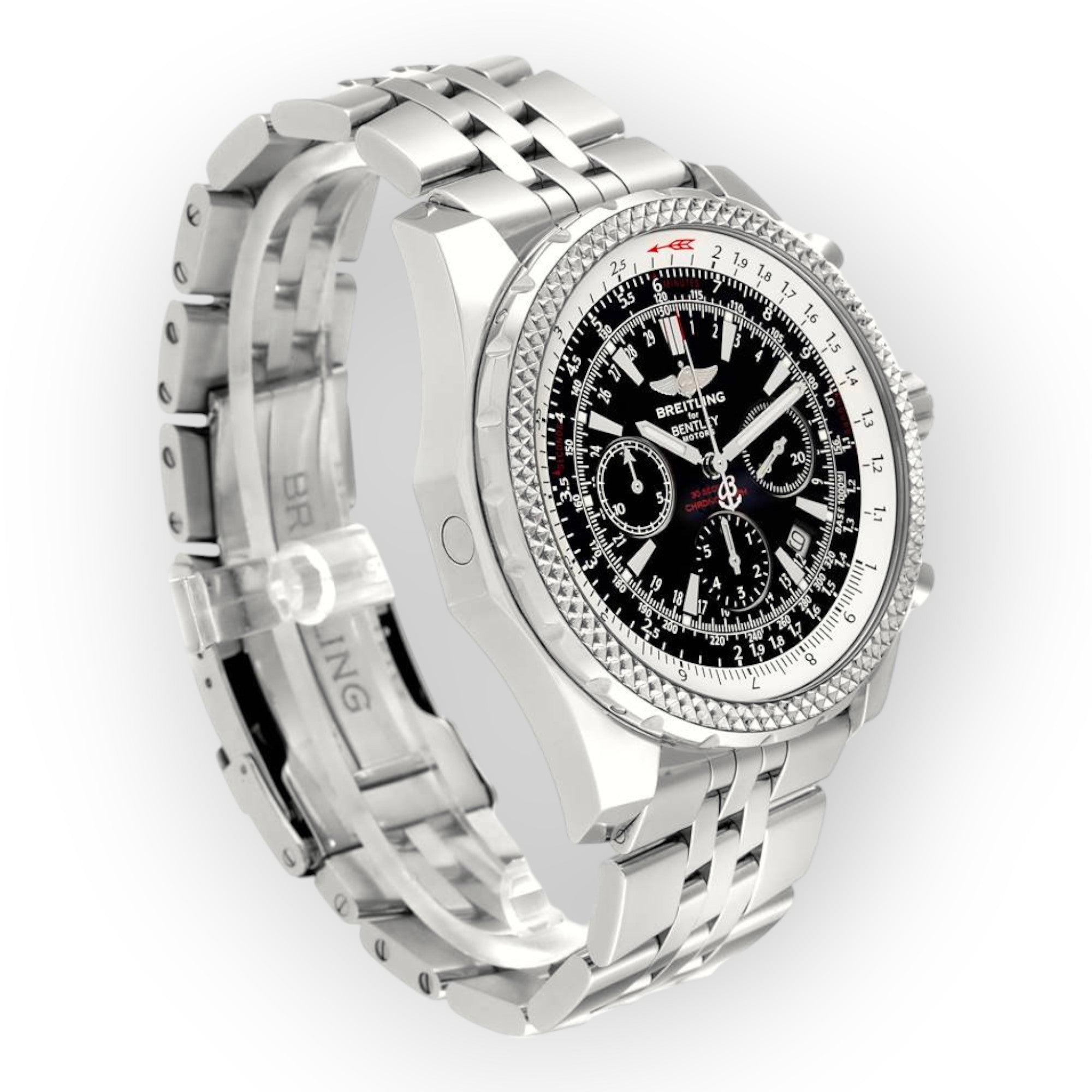 Breitling Bentley Motors Special Edition A25362 Steel Mens Watch-Breitling-JD Watches NY