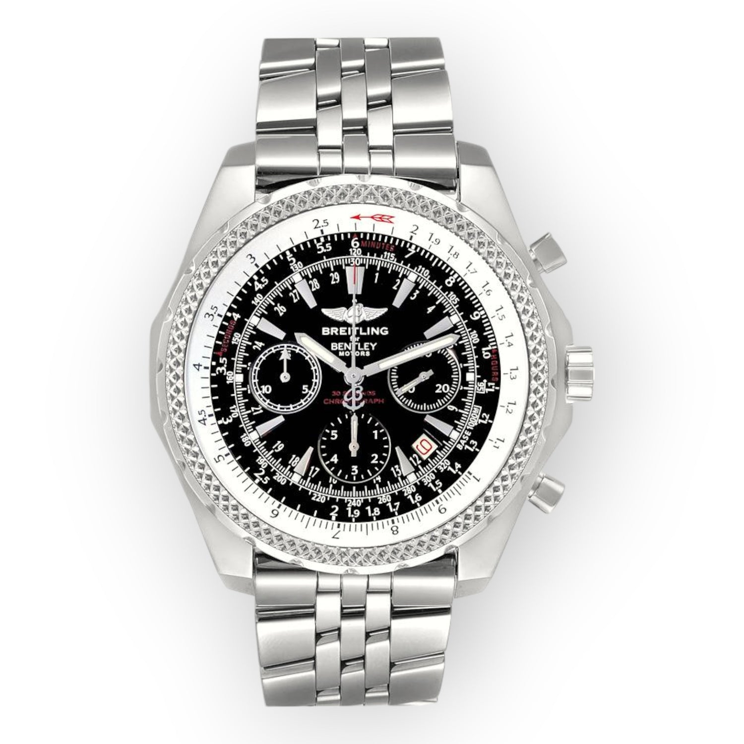 Breitling Bentley Motors Special Edition A25362 Steel Mens Watch-Breitling-JD Watches NY
