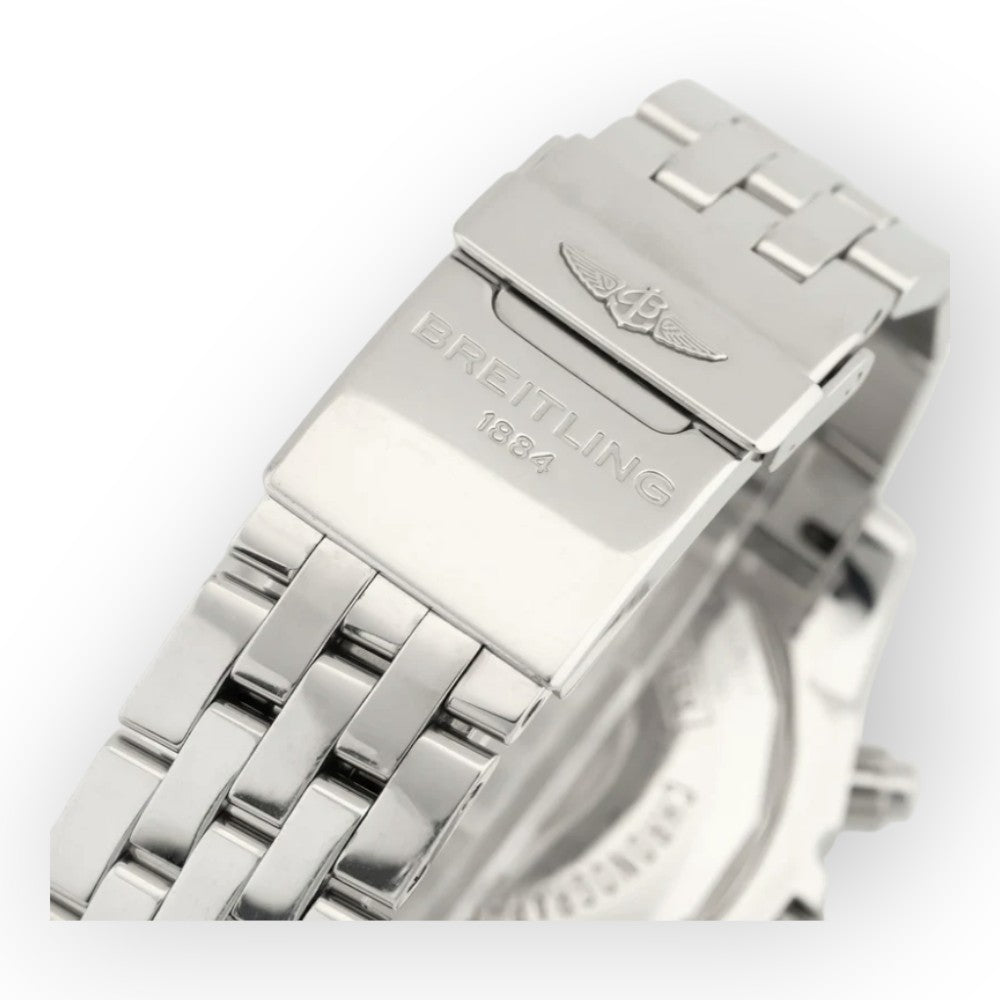 Breitling Chronomat 01 AB0110 Black Dial Chronograph Steel Mens Watch-JD Watches NY-JD Watches NY