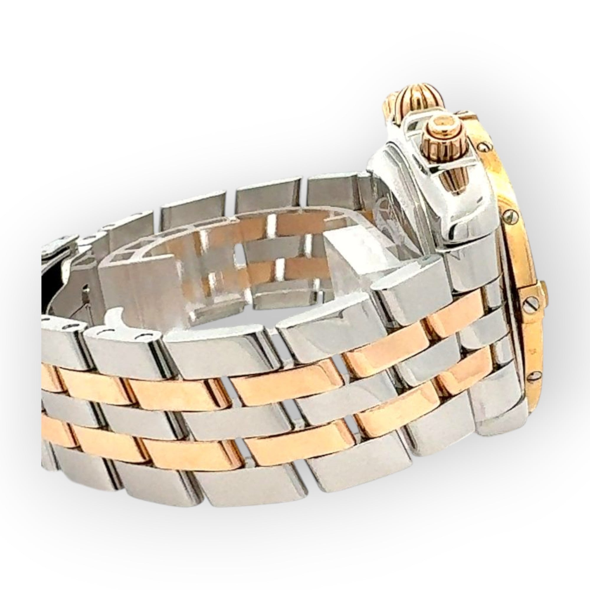 Breitling Chronomat Evolution Stainless Steel & Yellow Gold White Dial 44mm-Breitling-JD Watches NY