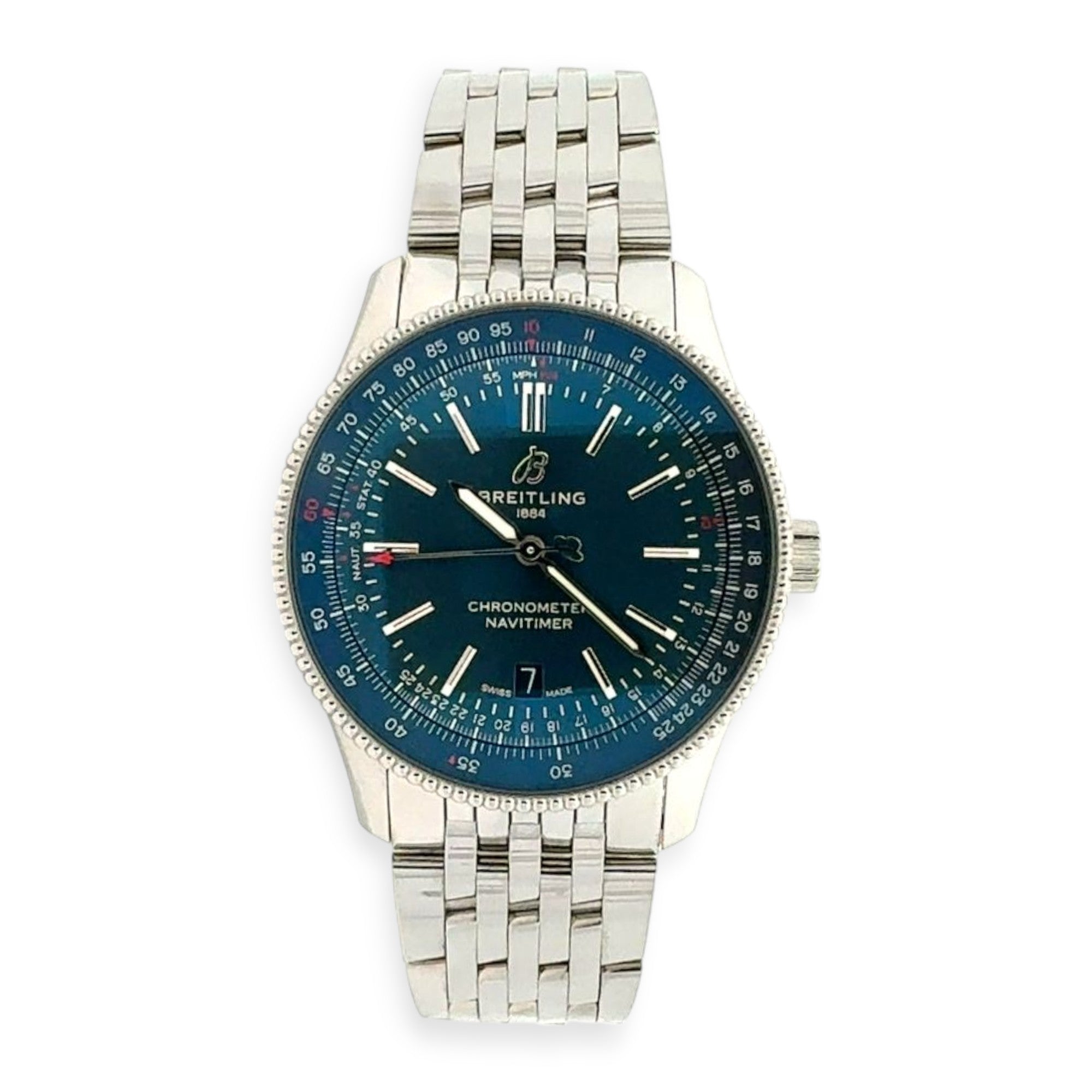 Breitling Navitimer Automatic 41 Stainless steel Men's Watch, A17329161C1A1-Breitling-JD Watches NY