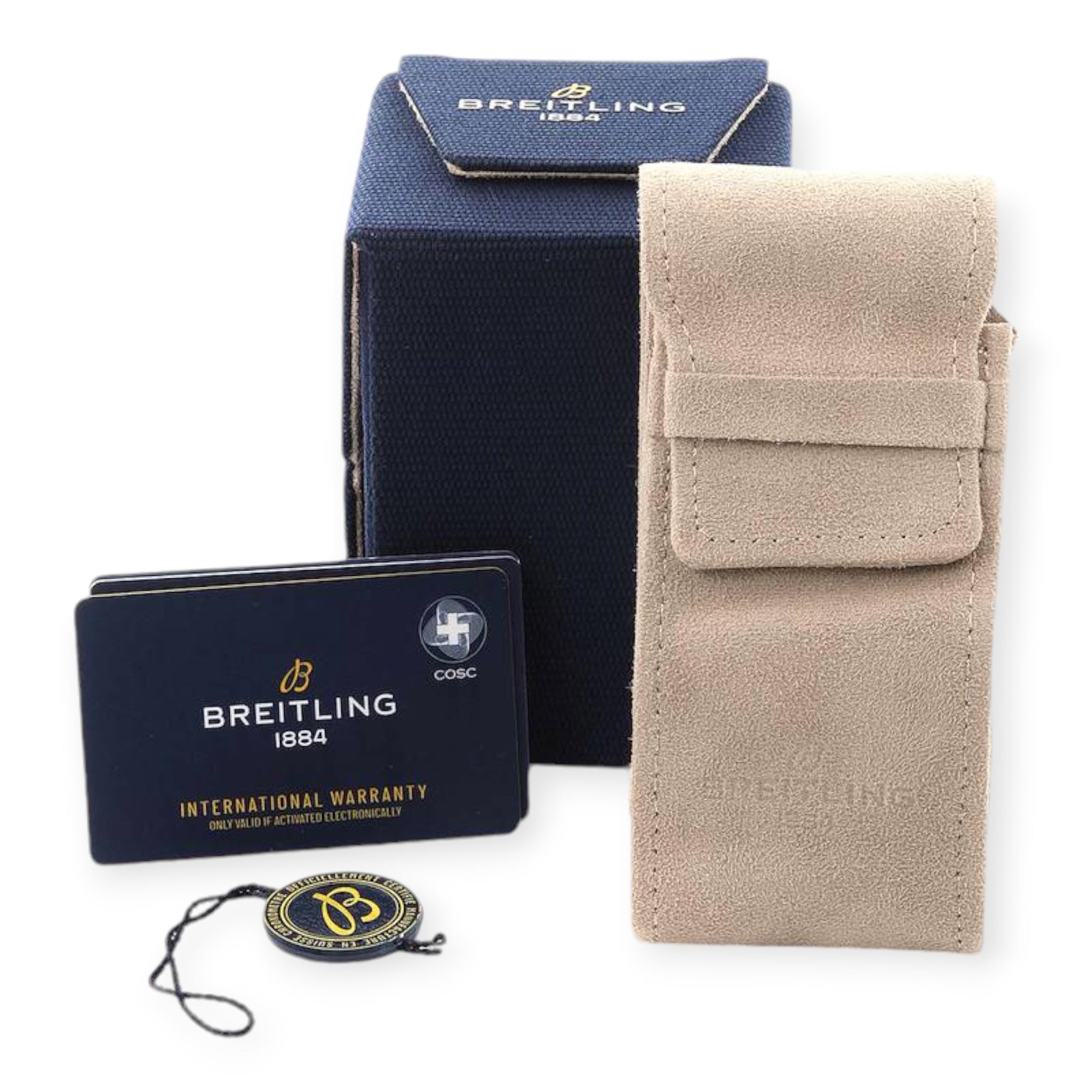 Breitling Super Chronomat B01 AB0136 Blue Dial Steel Mens Watch-Breitling-JD Watches NY