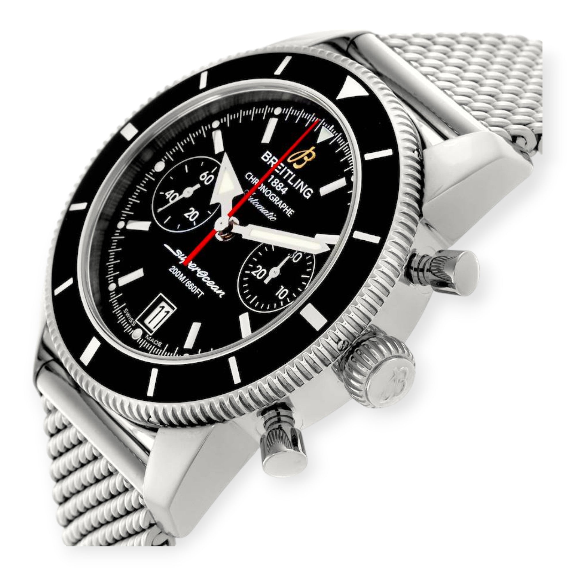 Breitling SuperOcean Heritage Chrono A23370 Black Dial Mens Watch-JD Watches NY-JD Watches NY