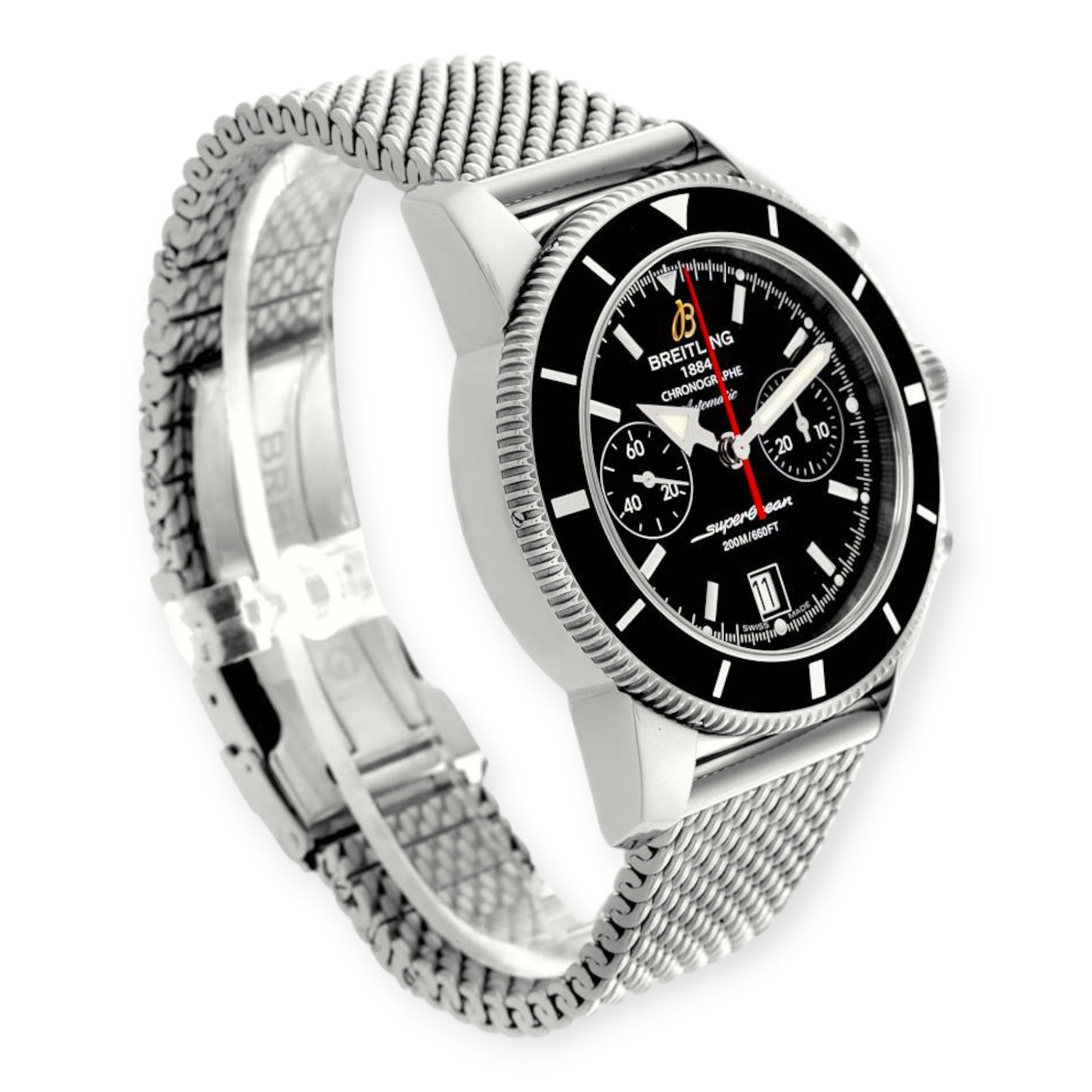 Breitling SuperOcean Heritage Chrono A23370 Black Dial Mens Watch-JD Watches NY-JD Watches NY