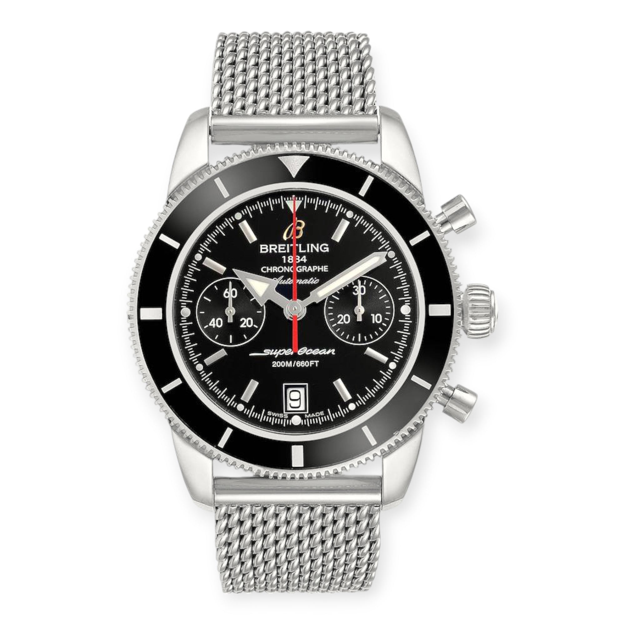 Breitling SuperOcean Heritage Chrono A23370 Black Dial Mens Watch-JD Watches NY-JD Watches NY