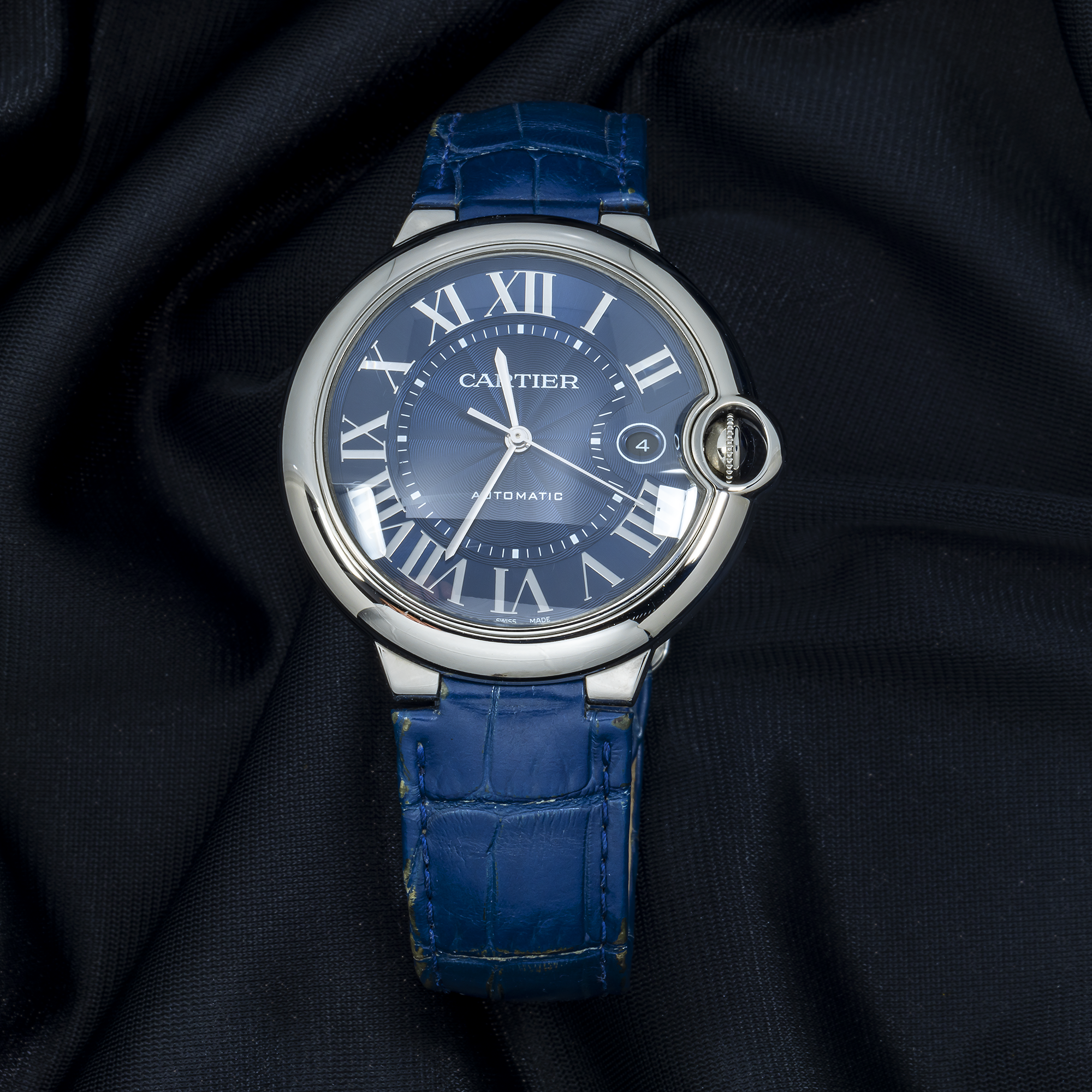 Cartier Ballon Bleu 42mm Stainless Steel Automatic Men's Watch WSBB0027-Cartier-JD Watches NY