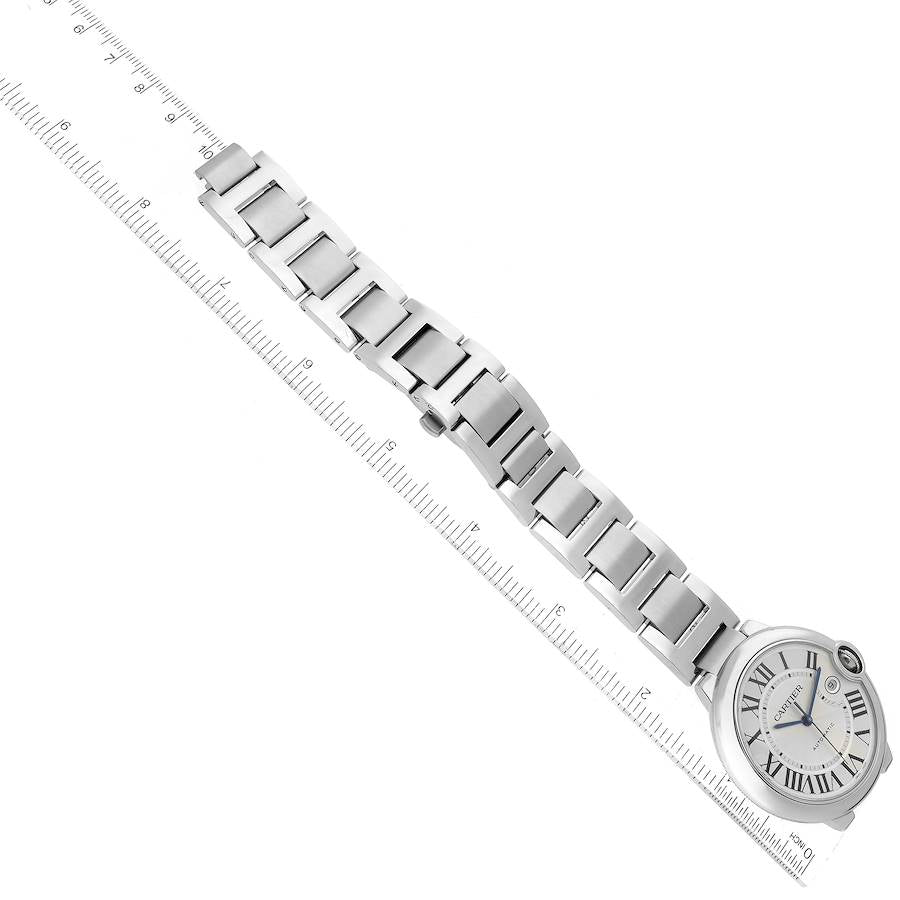 Cartier Ballon Bleu 42mm W69012Z4 White Dial With Stainless Steel Bracelet-Cartier-JD Watches NY