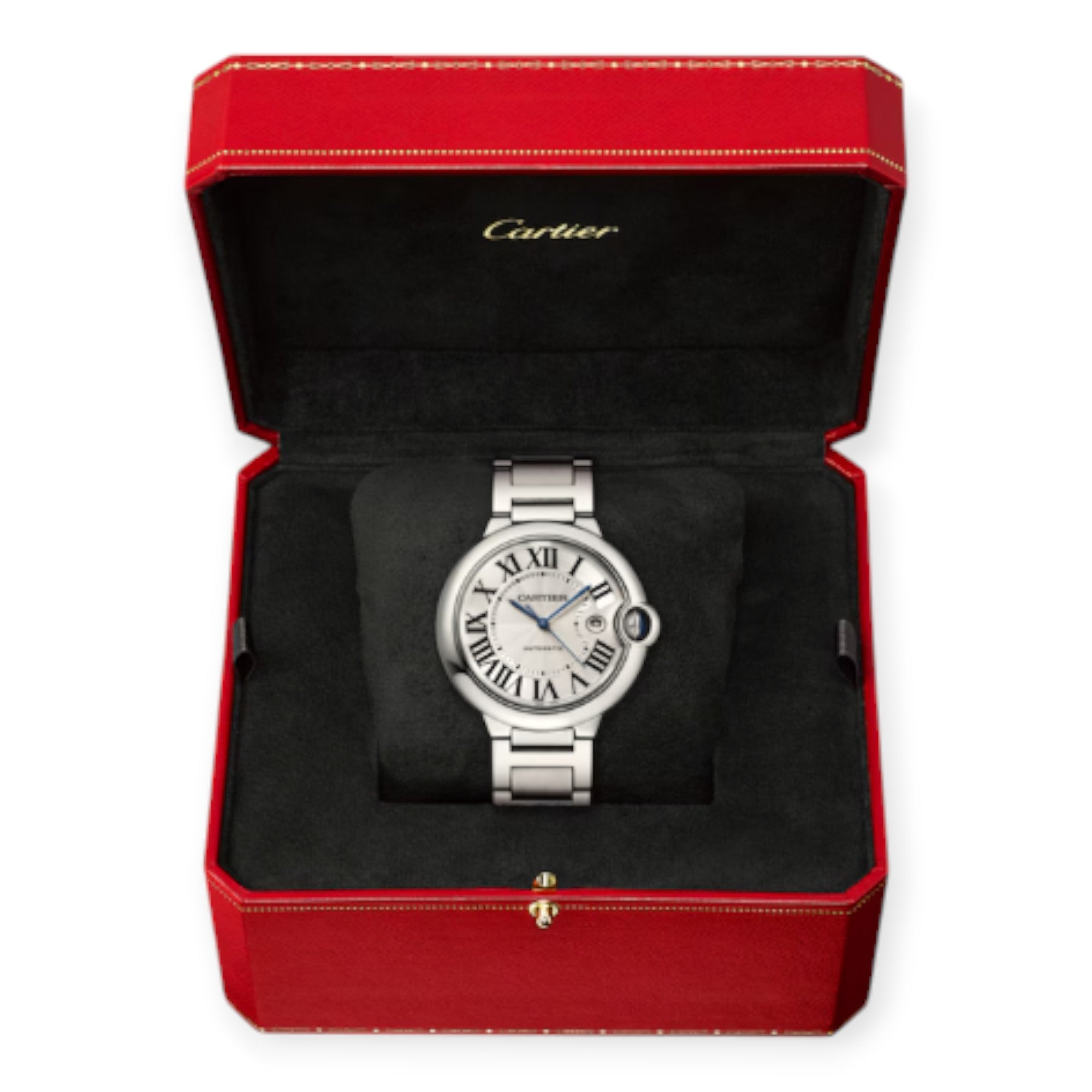 Cartier Ballon Bleu WSBB0049 Silver Dial 42mm-Cartier-JD Watches NY