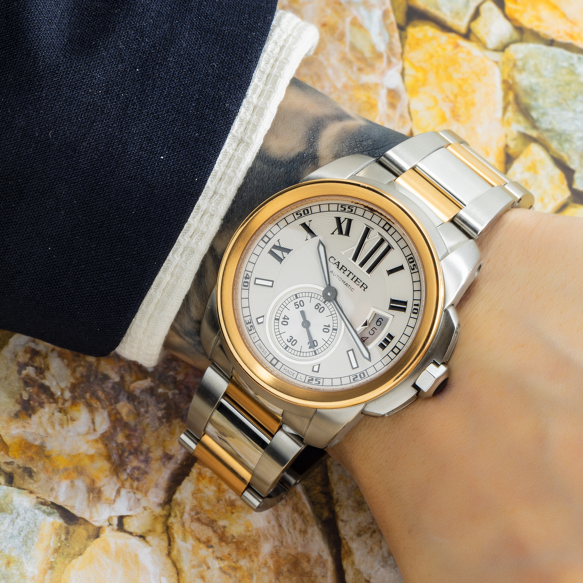 Cartier Calibre de Cartier W7100036-Cartier-JD Watches NY