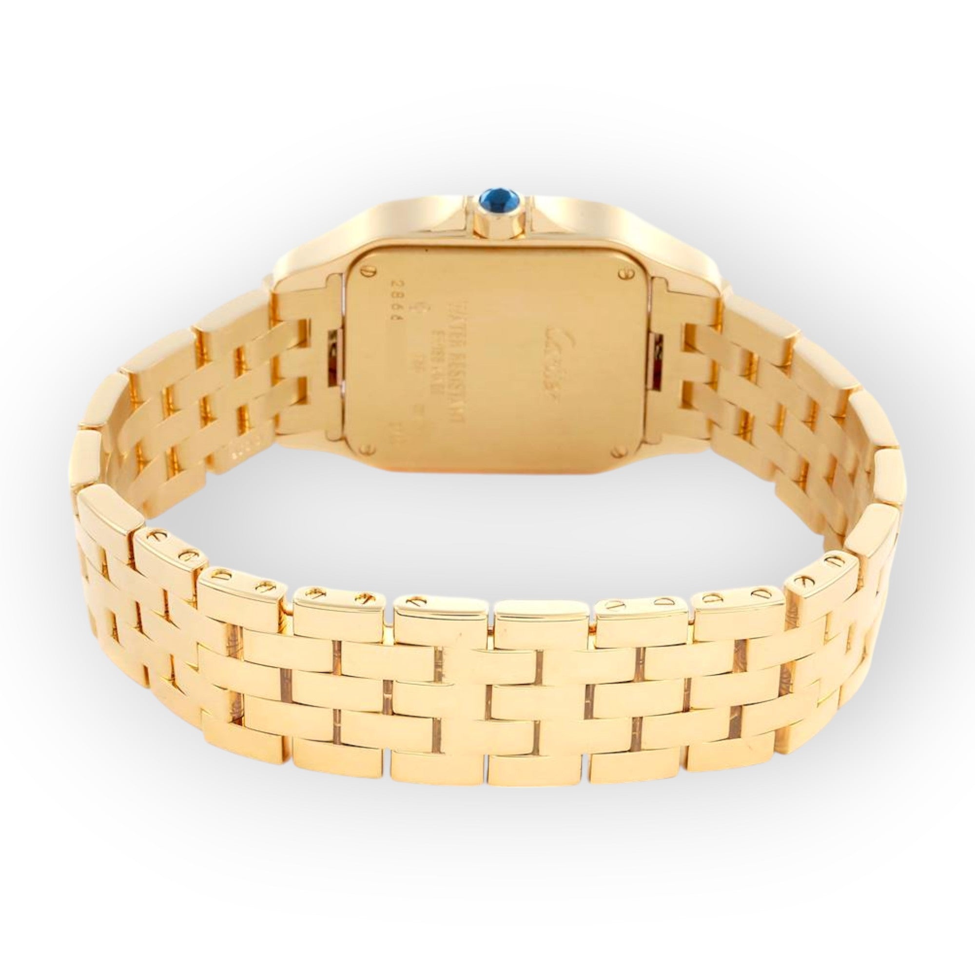 Cartier Santos Demoiselle Midsize W25062X9 Yellow Gold Ladies Watch-Cartier-JD Watches NY