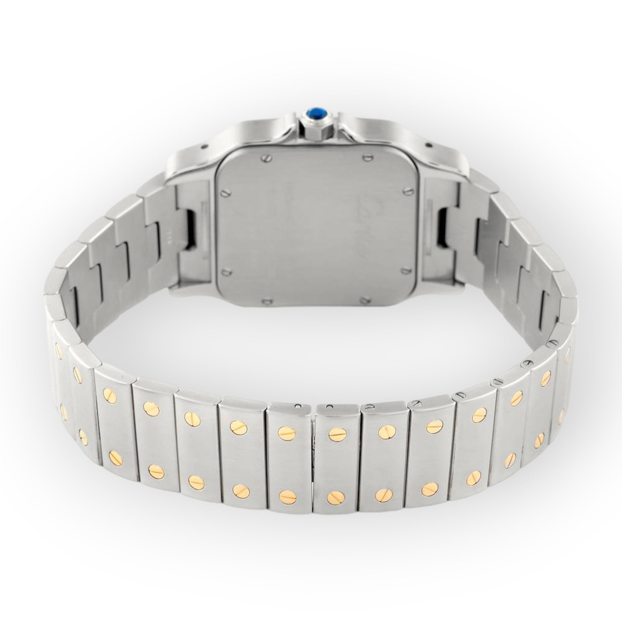 Cartier Santos Galbee XL W20099C4 Steel Yellow Gold Mens Watch-Cartier-JD Watches NY
