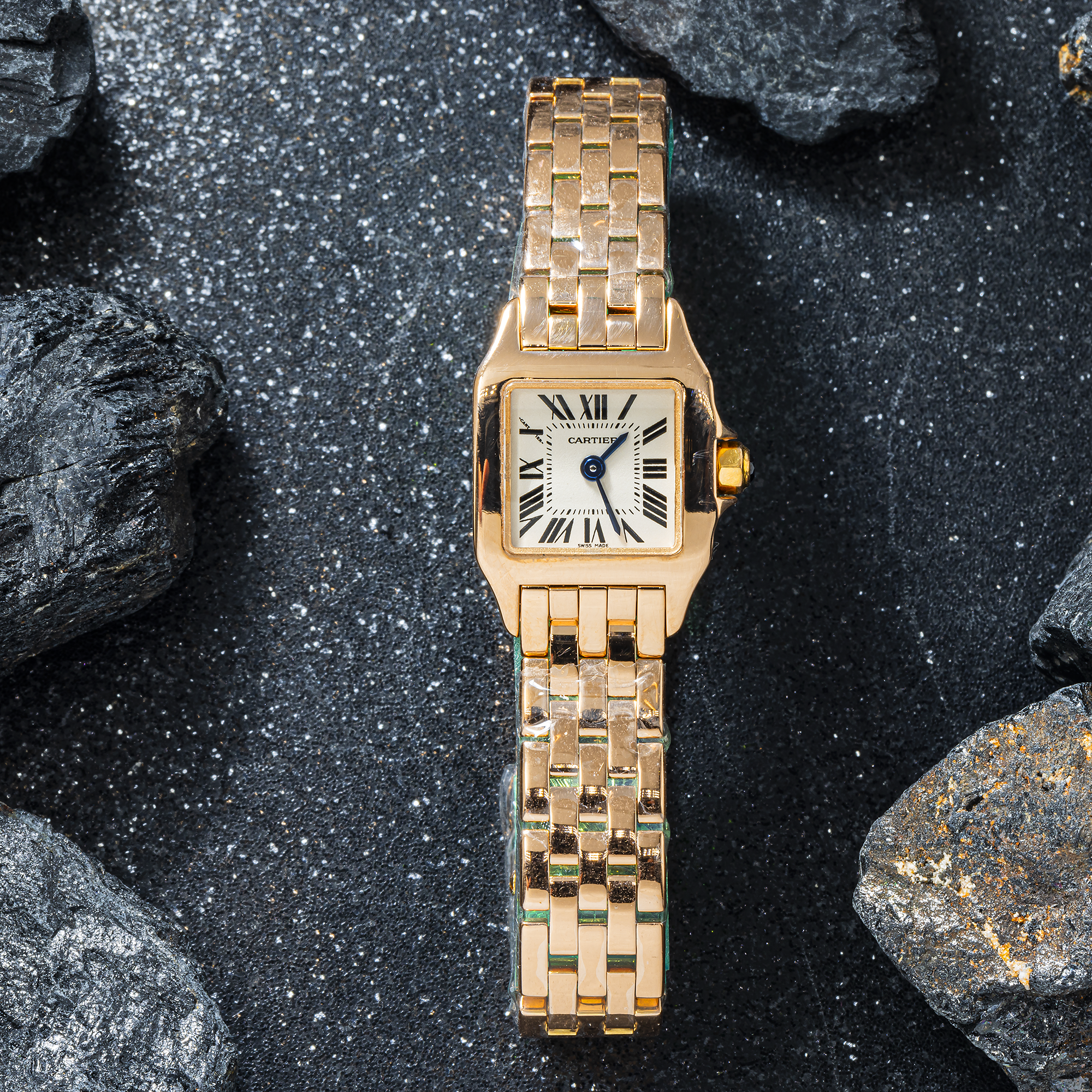 Cartier Santos Rose Gold Demoiselle W25063X9