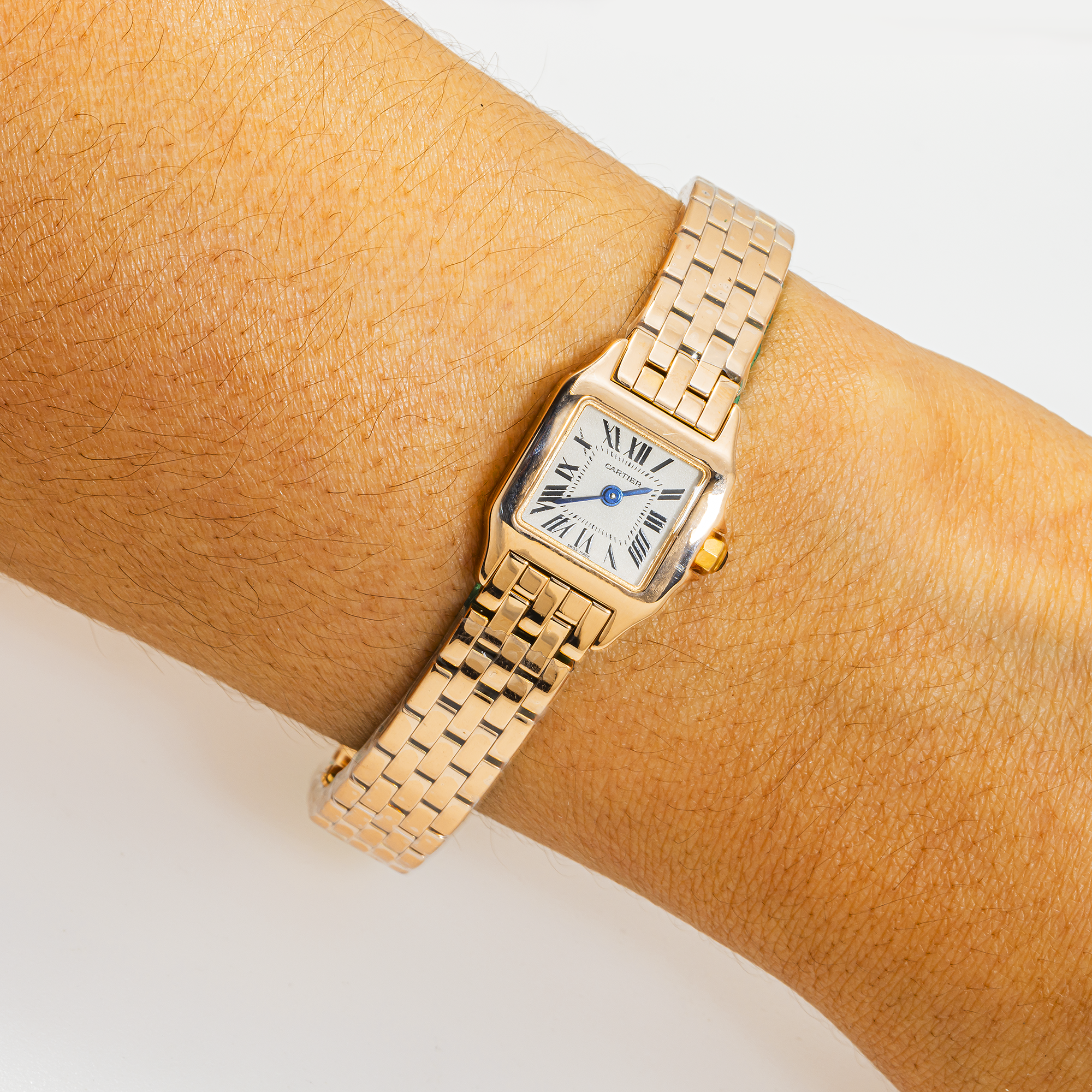 Pre-Owned Cartier Santos Demoiselle W25063X9 | Rose Gold – JD Pre-Owned Cartier Santos Demoiselle W25063X9 | Rose Gold – JD