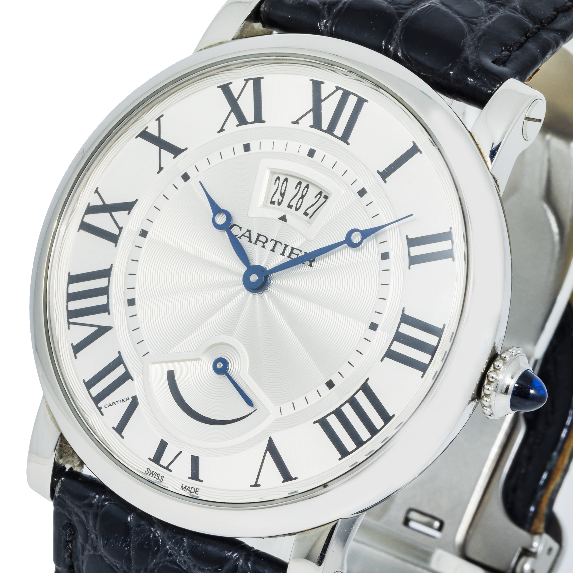 Cartier Tank Américaine W1556369 – Stainless Steel Automatic Watch with Leather Strap-Cartier-JD Watches NY