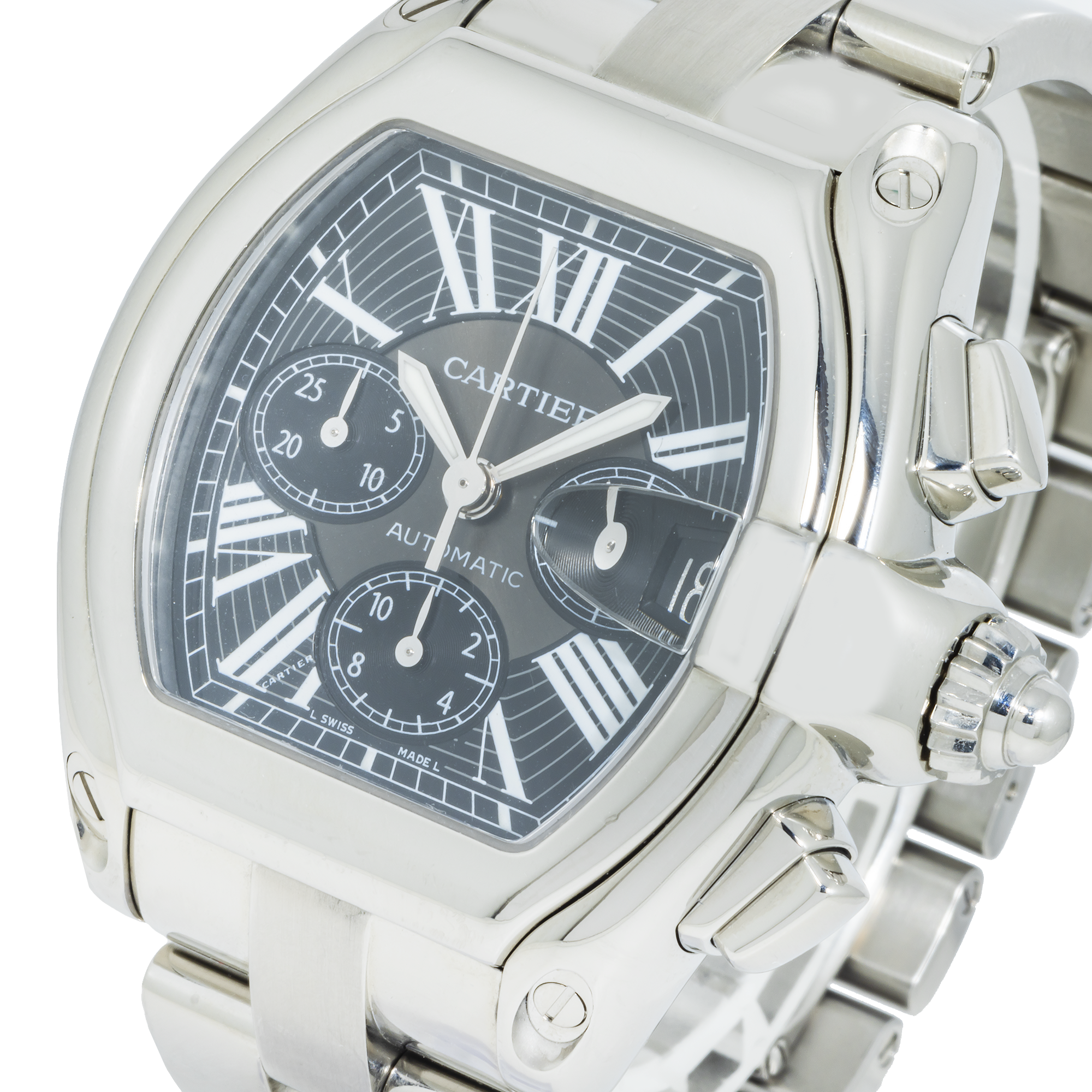 Cartier Tank Francaise 2618 Stainless Steel Quartz Watch-Cartier-JD Watches NY