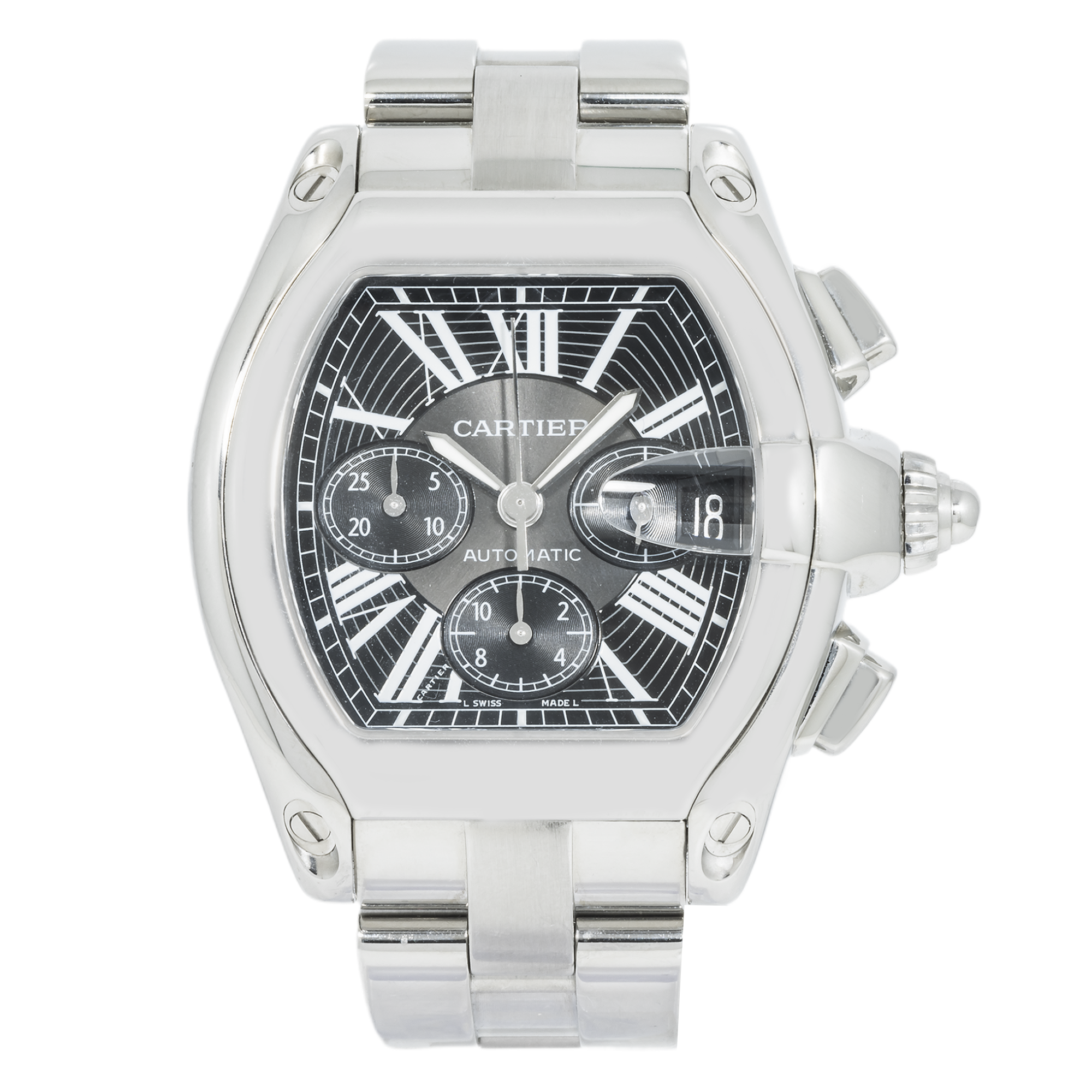 Cartier Tank Francaise 2618 Stainless Steel Quartz Watch-Cartier-JD Watches NY