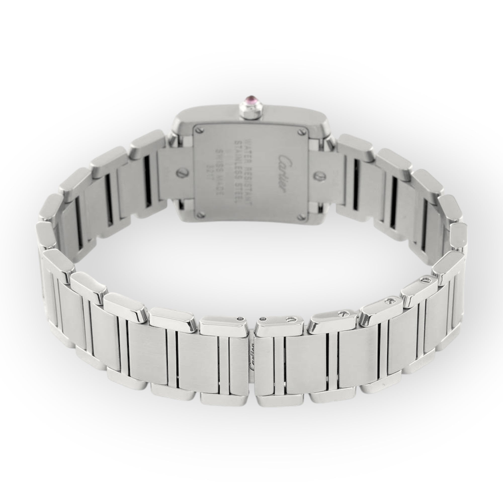 Cartier Tank Francaise Small W51008Q3 25mm Pink Mother Of Perl Dial-Cartier-JD Watches NY
