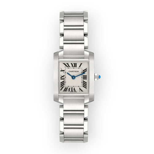 Cartier Tank Francaise Medium W51002Q3 White Dial 32mm