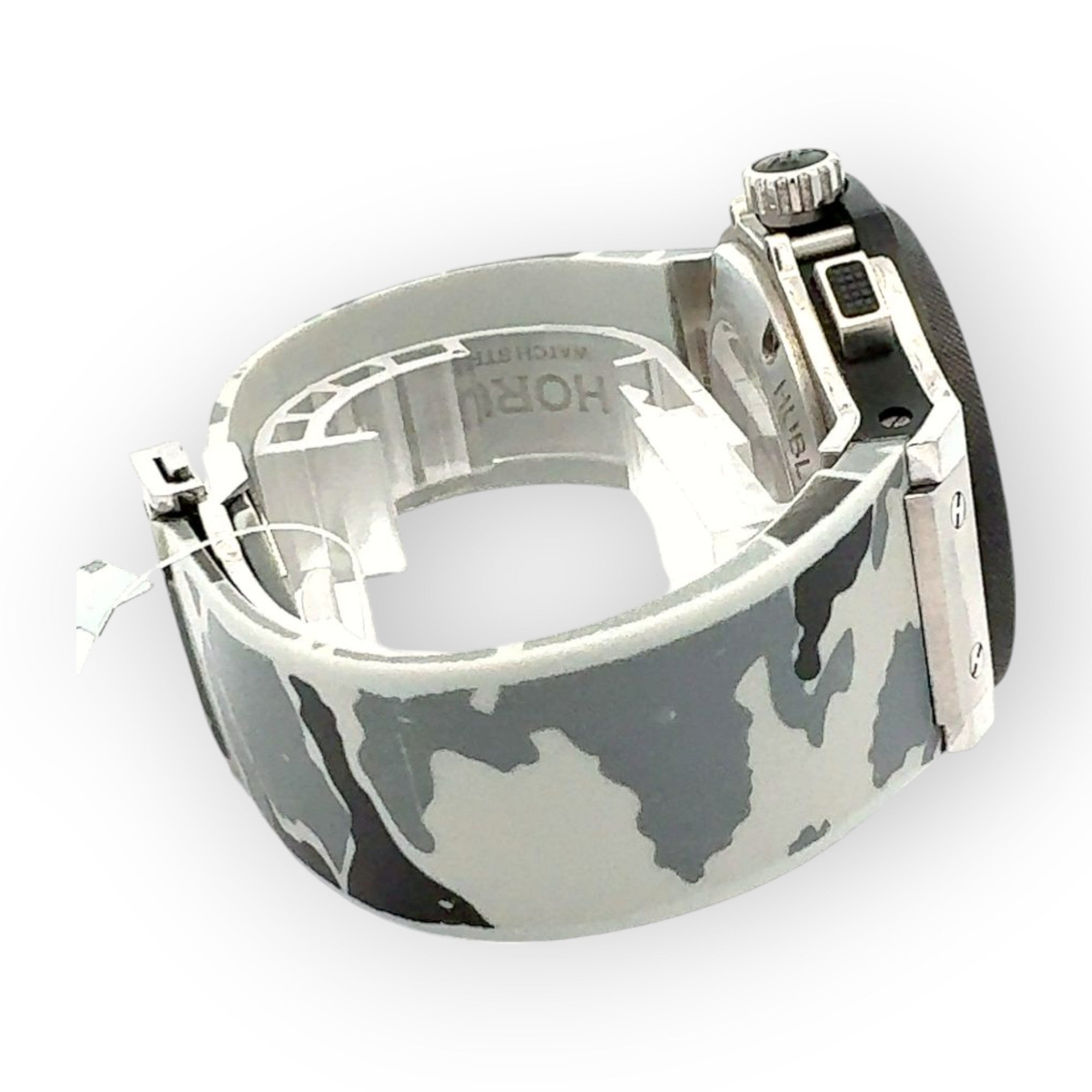 Hublot Big Bang Evolution Steel and Ceramic 44MM 301.SB.131.RX (After Market Strap)-Hublot-JD Watches NY