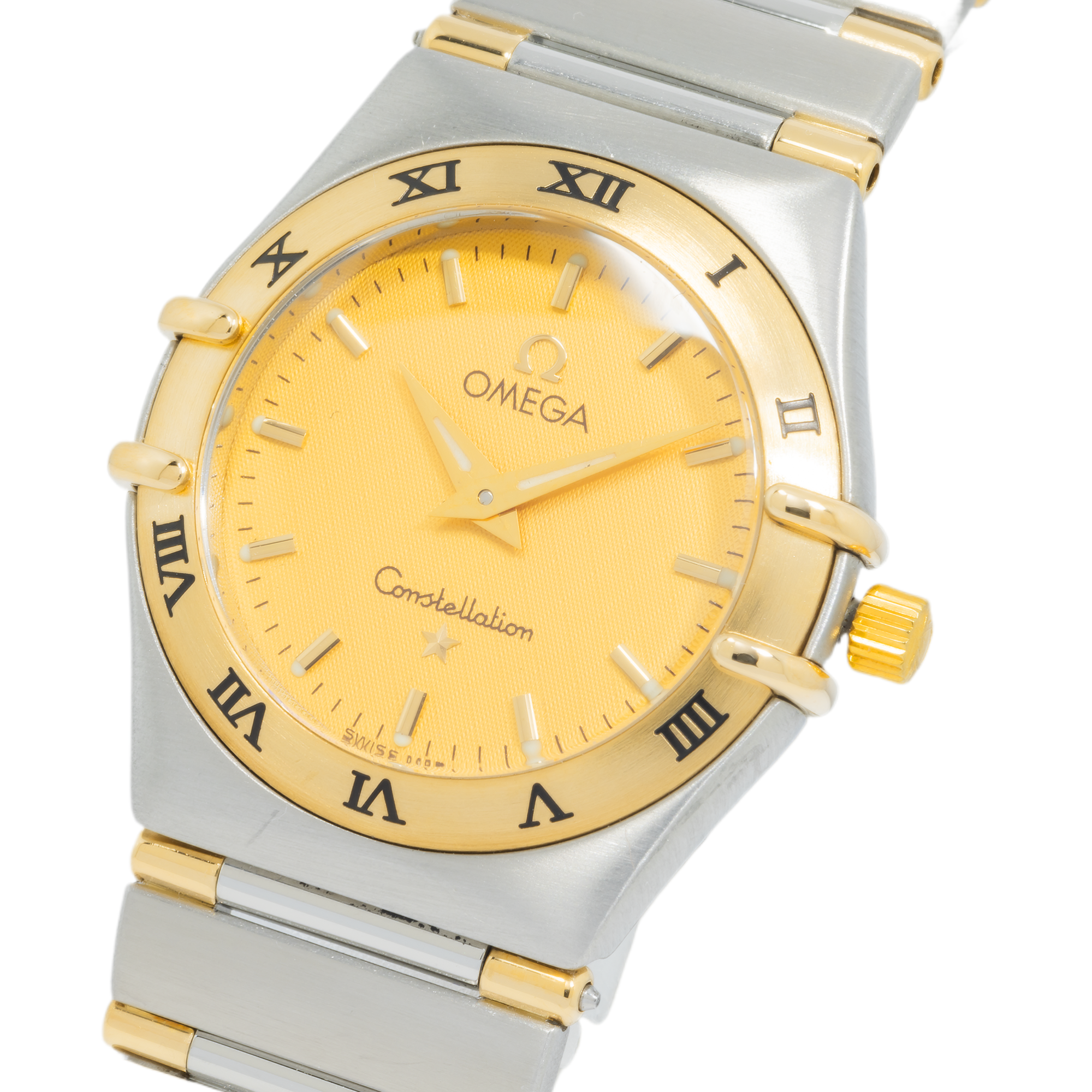Omega Constellation 22.5mm Steel and Yellow Gold 1362.10.00-Omega-JD Watches NY
