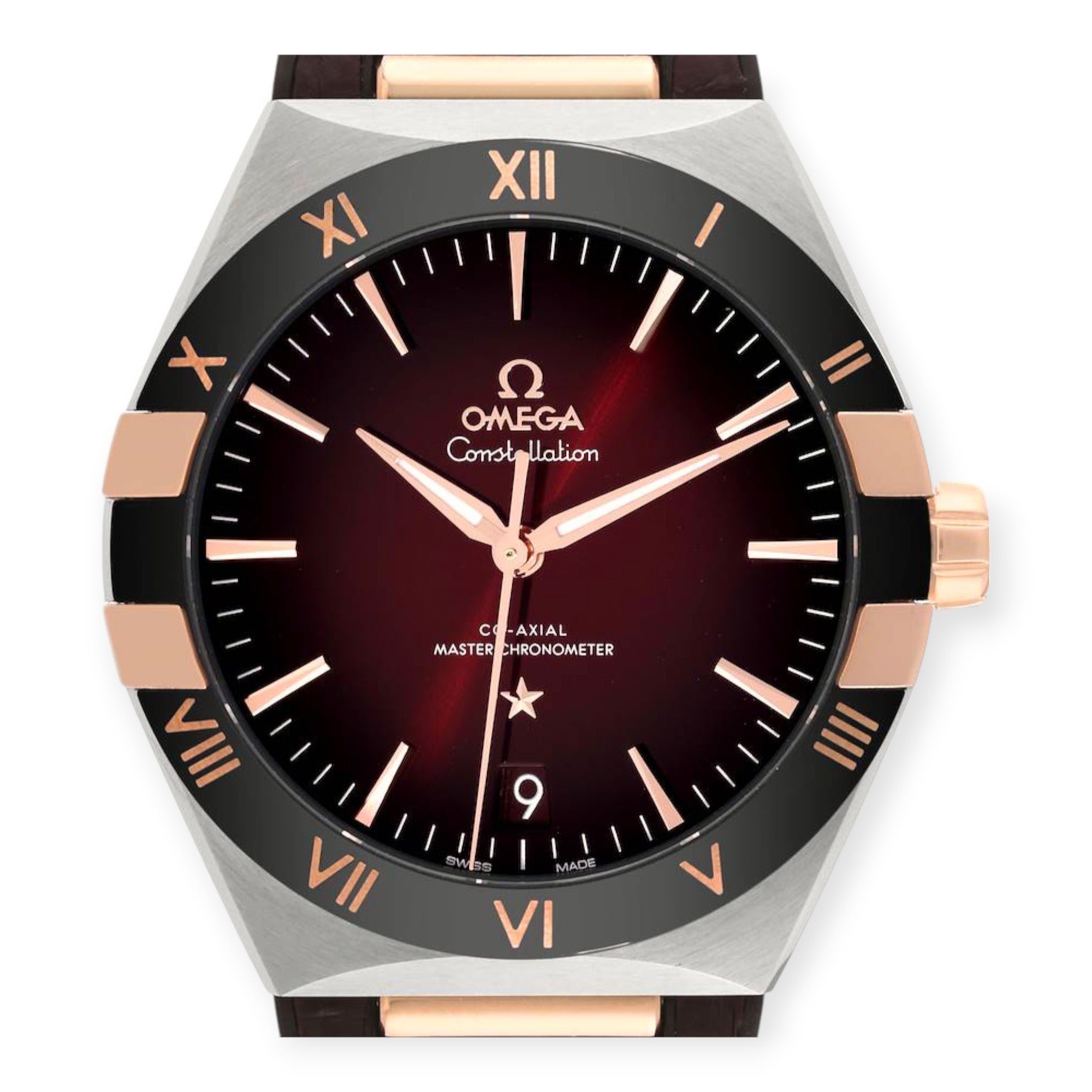 Omega Constellation 41mm 131.23.41.21.11.001 Steel Rose Gold Mens Watch 2025-Omega-JD Watches NY