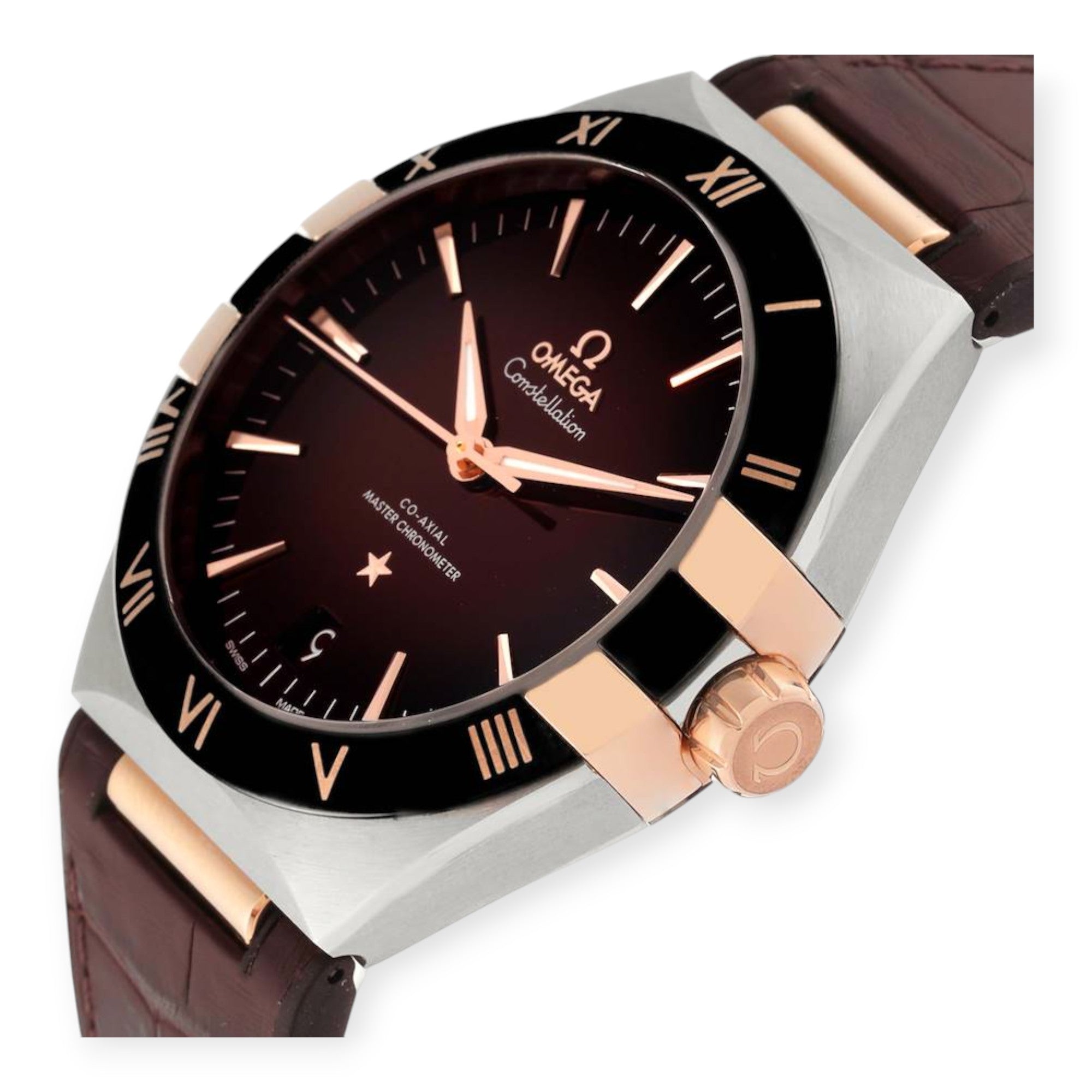 Omega Constellation 41mm 131.23.41.21.11.001 Steel Rose Gold Mens Watch 2025-Omega-JD Watches NY