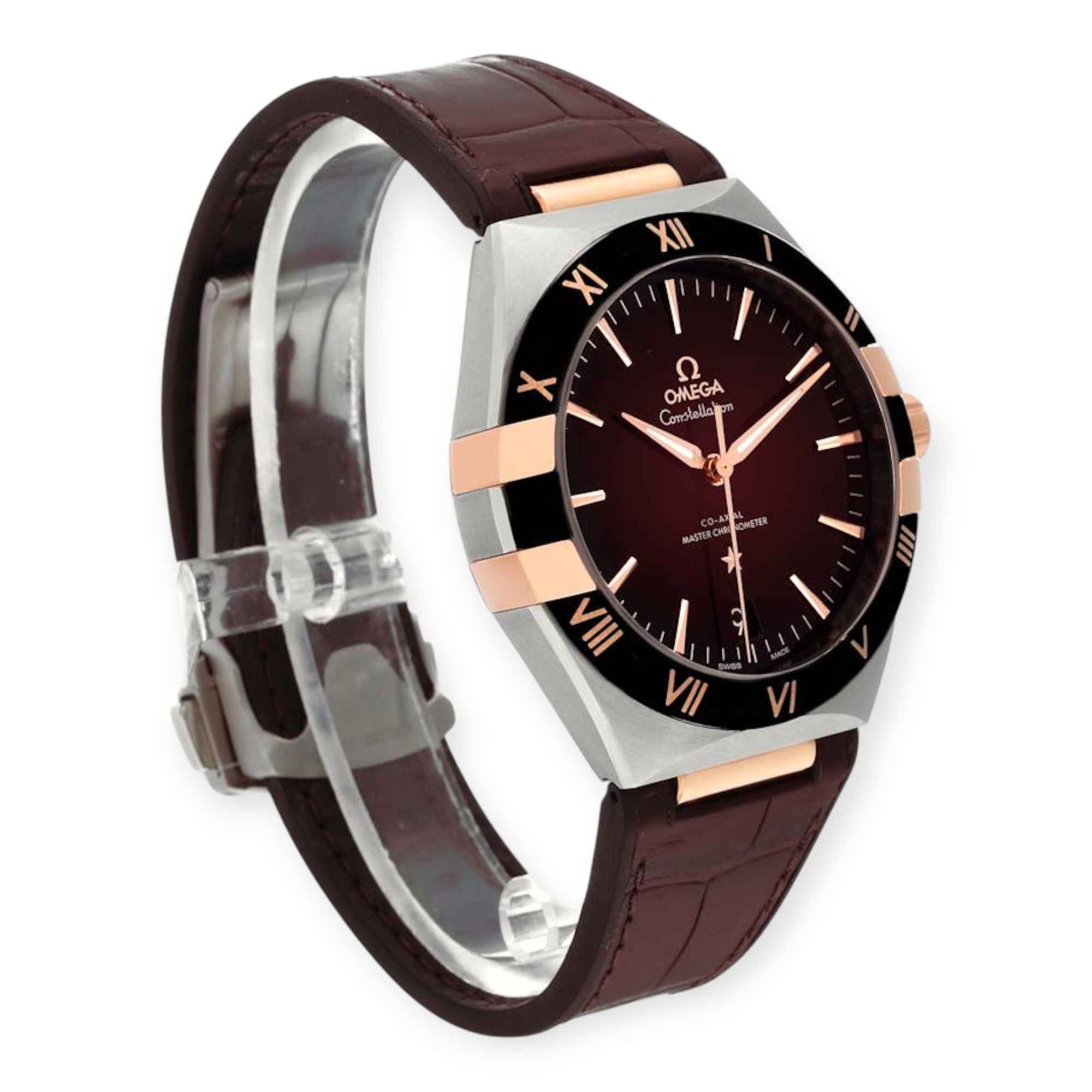 Omega Constellation 41mm 131.23.41.21.11.001 Steel Rose Gold Mens Watch 2025-Omega-JD Watches NY