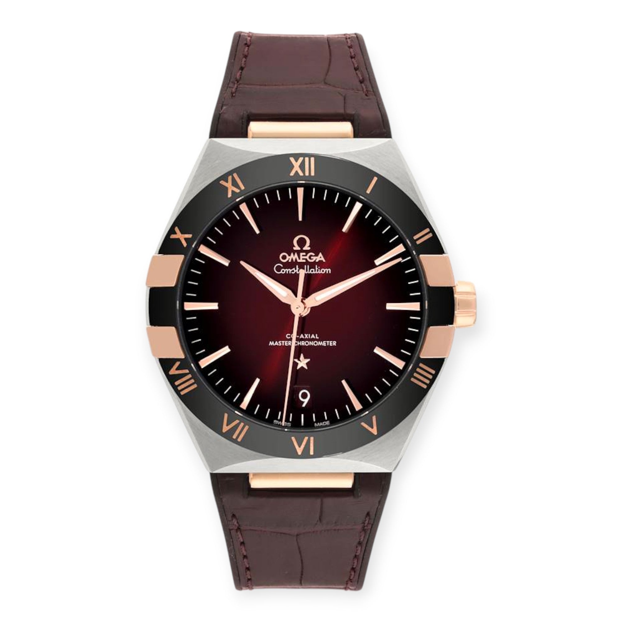 Omega Constellation 41mm 131.23.41.21.11.001 Steel Rose Gold Mens Watch 2025-Omega-JD Watches NY
