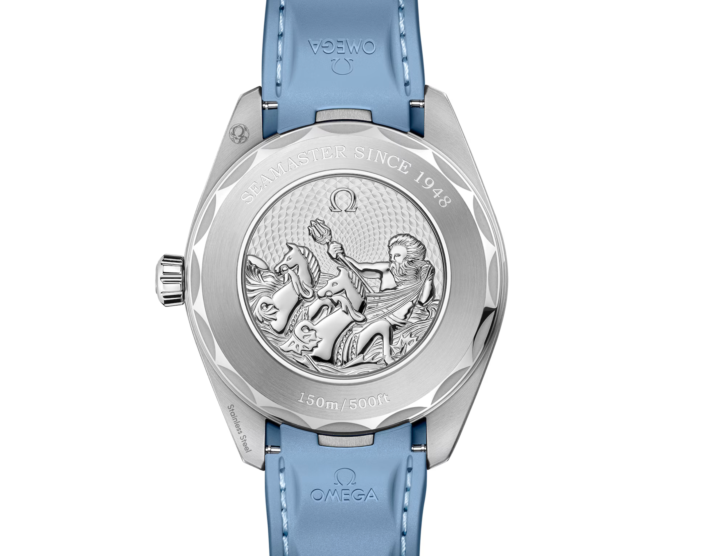 Omega Seamaster Aqua Terra 150M Co‑Axial Master Chronometer GMT Worldtimer 43mm – Summer Blue-Omega-JD Watches NY