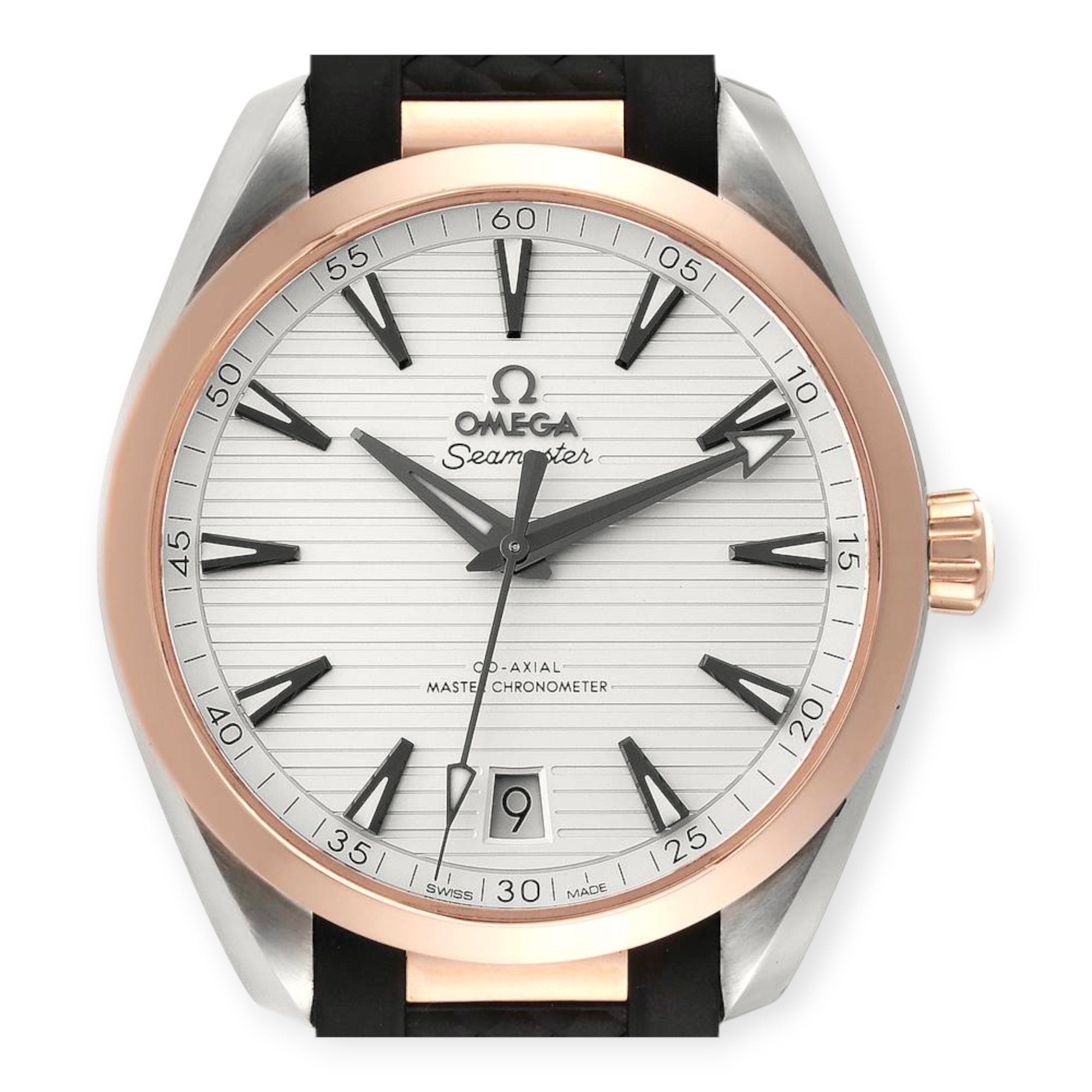 Omega Seamaster Aqua Terra 220.22.41.21.02.001 Steel Rose Gold Watch-Omega-JD Watches NY