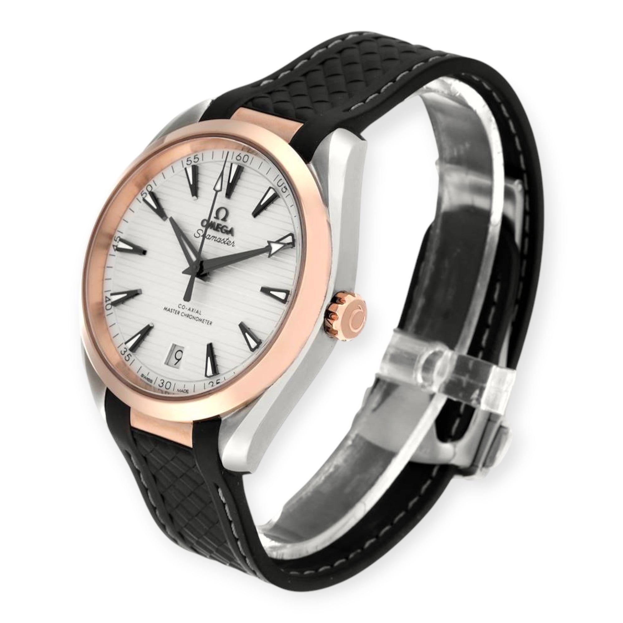 Omega Seamaster Aqua Terra 220.22.41.21.02.001 Steel Rose Gold Watch-Omega-JD Watches NY