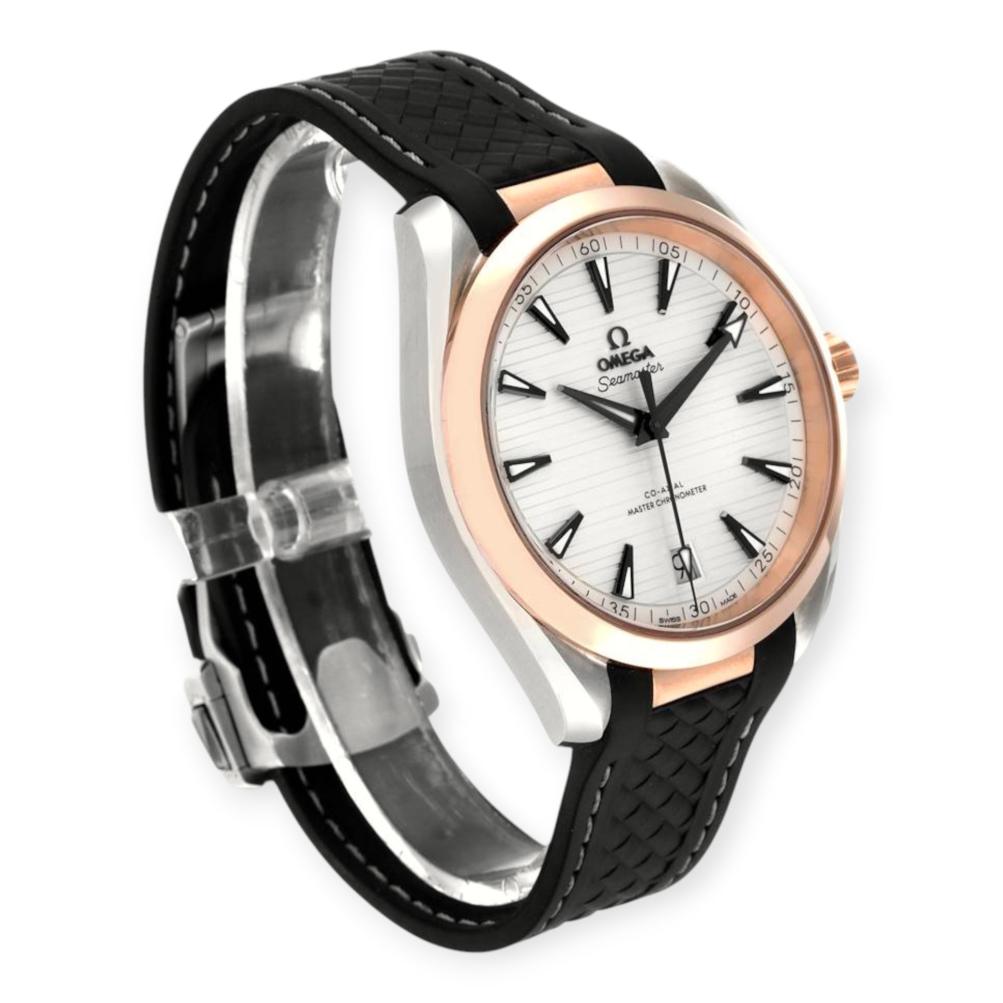 Omega Seamaster Aqua Terra 220.22.41.21.02.001 Steel Rose Gold Watch-Omega-JD Watches NY