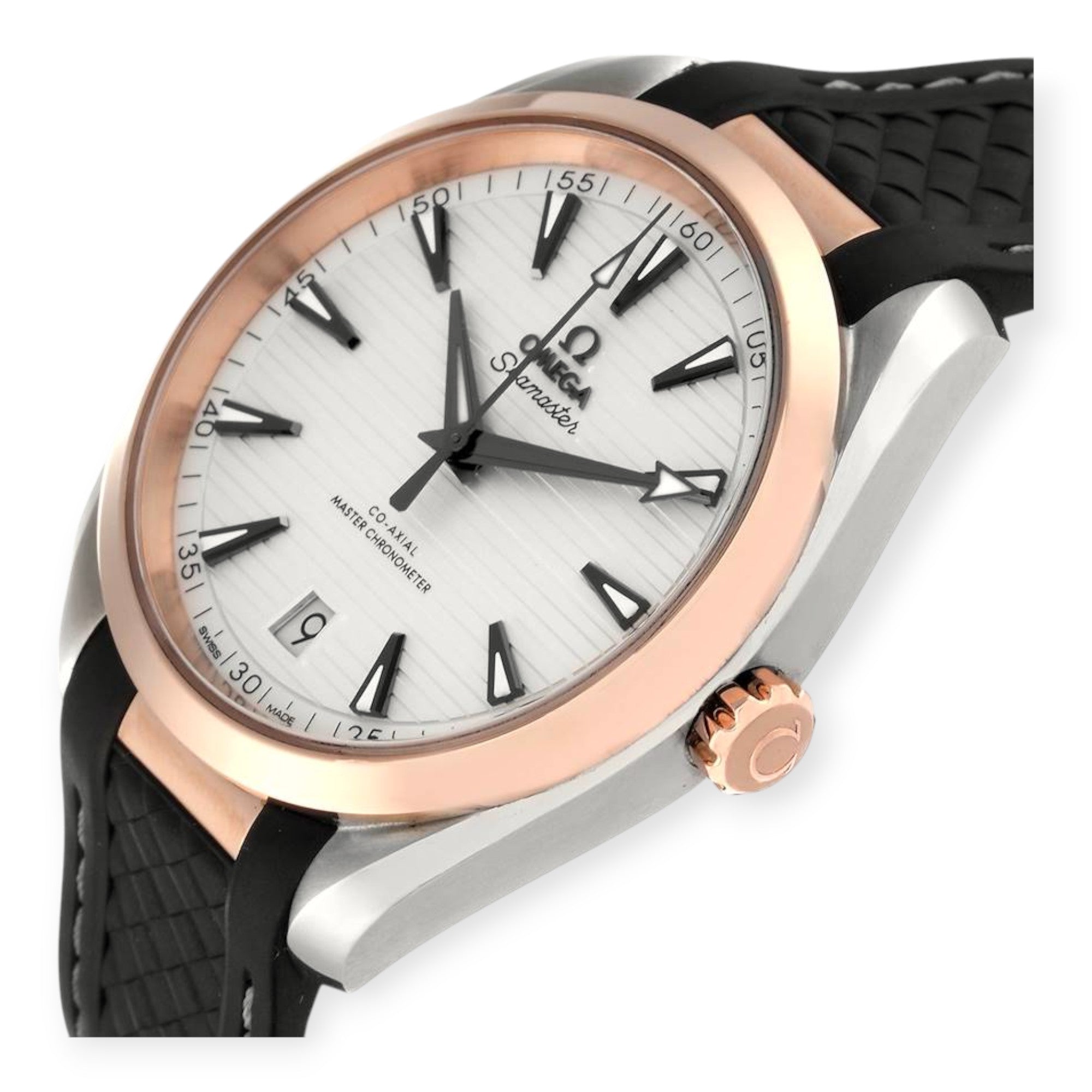 Omega Seamaster Aqua Terra 220.22.41.21.02.001 Steel Rose Gold Watch-Omega-JD Watches NY