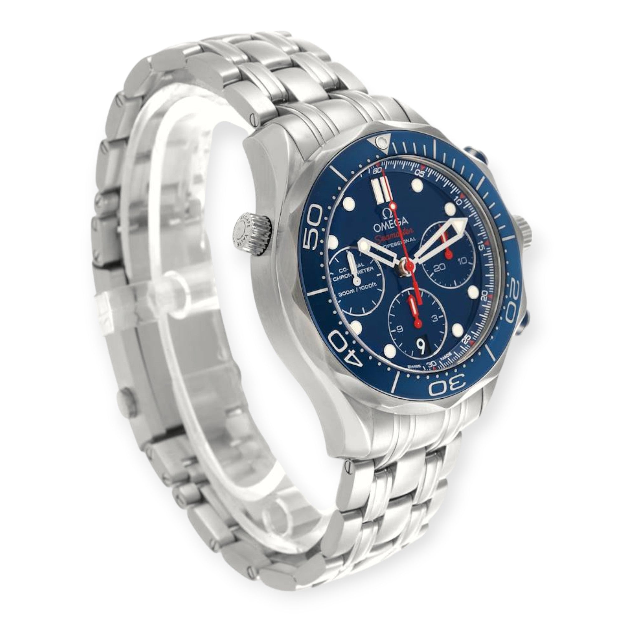 Omega Seamaster Diver 300M 44 Blue Dial 212.30.42.50.03.001 Mens Watch-Omega-JD Watches NY