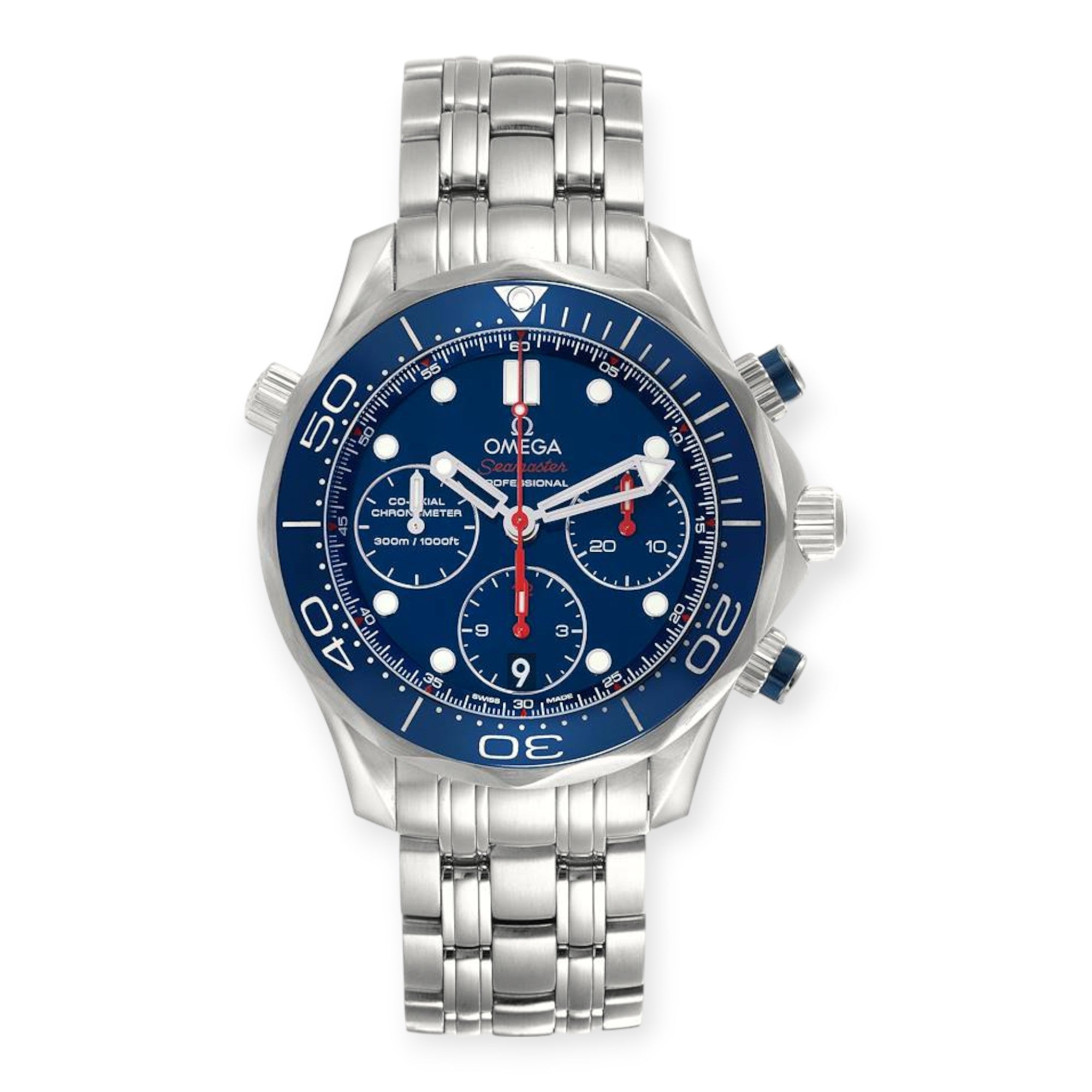Omega Seamaster Diver 300M 44 Blue Dial 212.30.42.50.03.001 Mens Watch-Omega-JD Watches NY