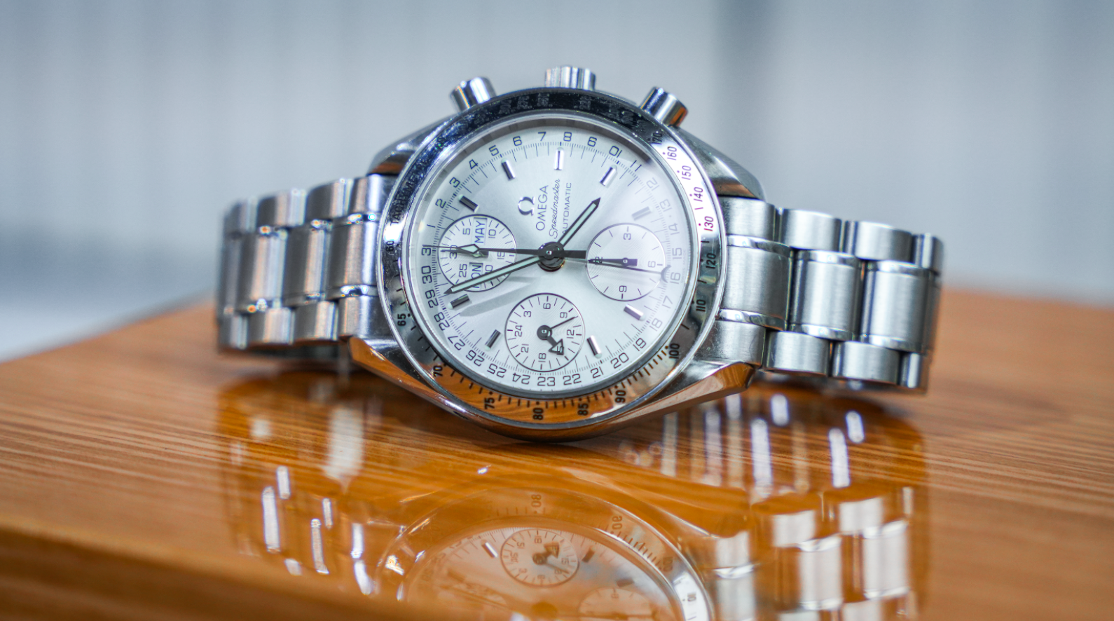 Omega Speedmaster 3523.30.00 – 39mm Silver Dial with Stainless Steel Bracelet-Omega-JD Watches NY
