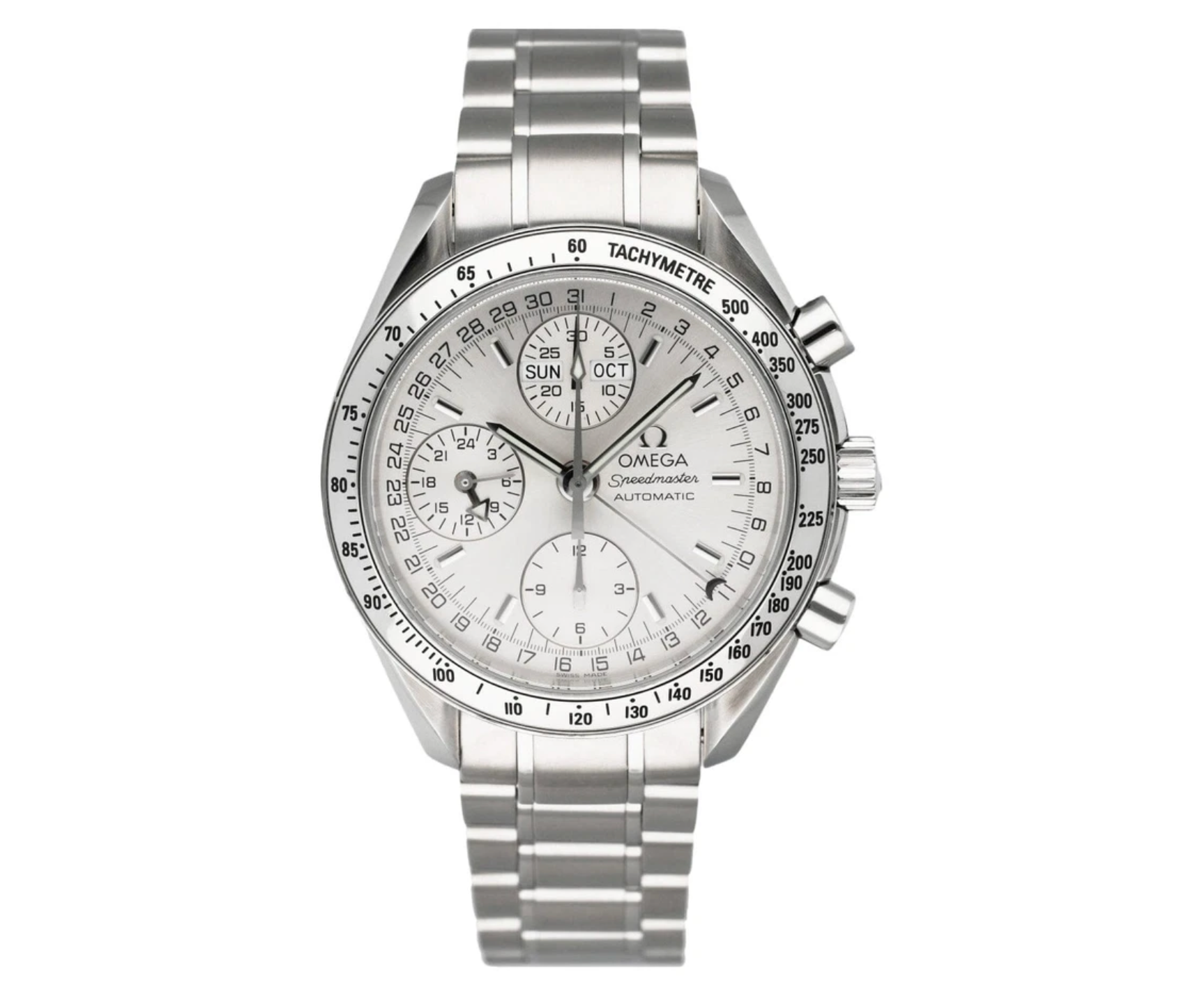 Omega Speedmaster 3523.30.00 – 39mm Silver Dial with Stainless Steel Bracelet-Omega-JD Watches NY