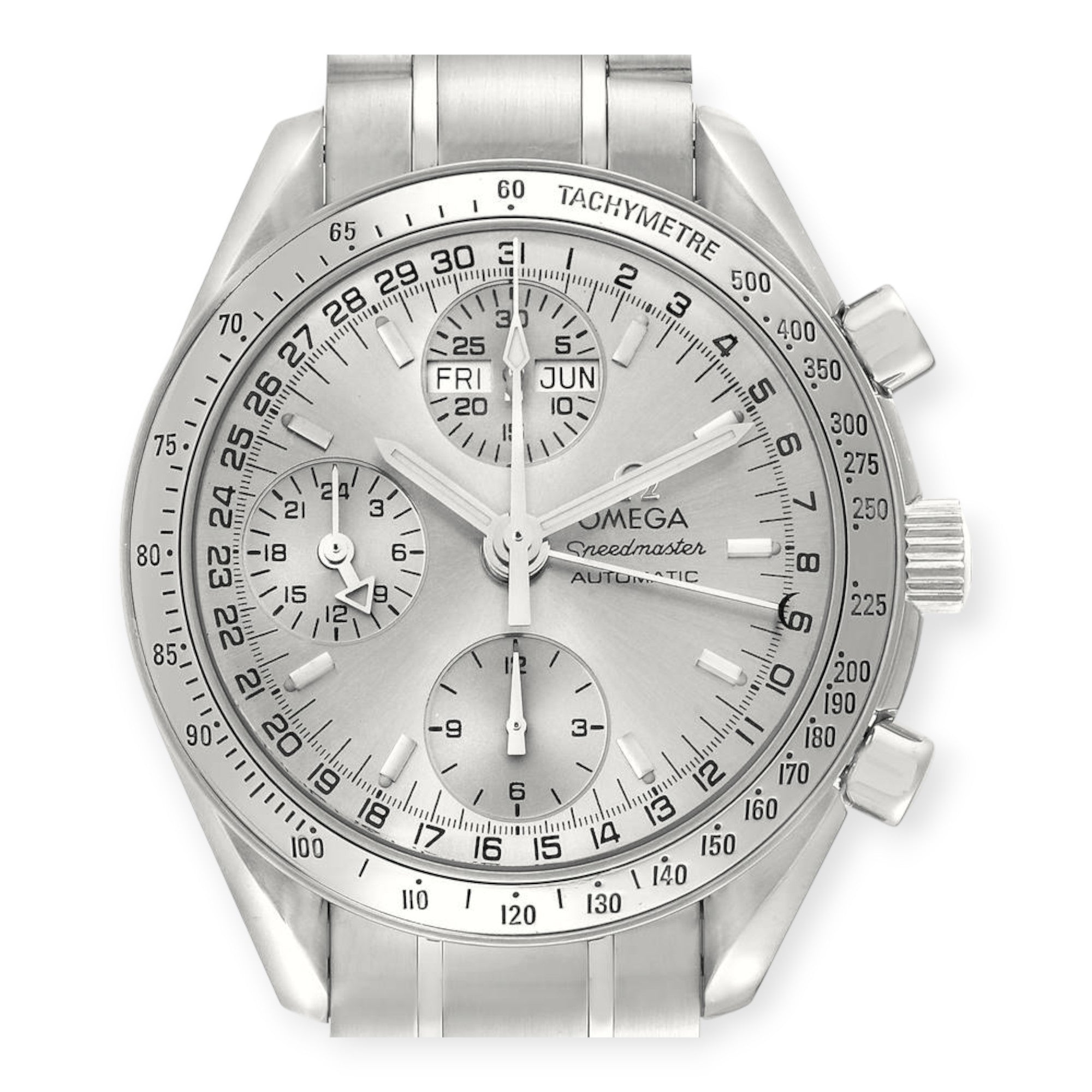 Omega Speedmaster 3523.30.00 Day Date Chronograph Steel Mens Watch-Omega-JD Watches NY