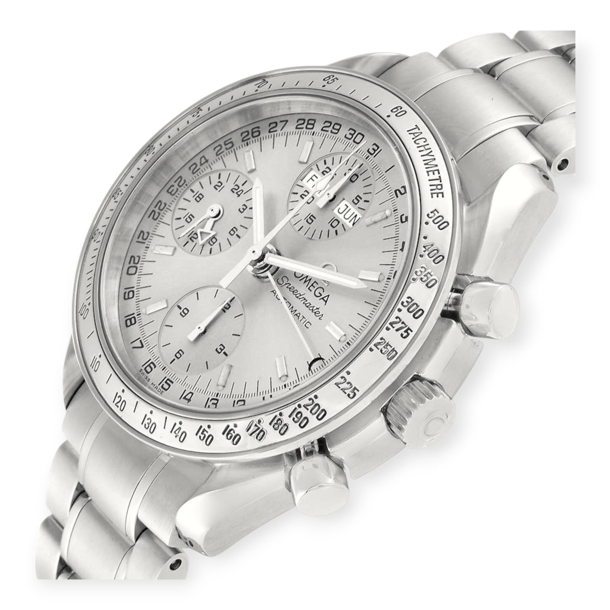 Omega Speedmaster 3523.30.00 Day Date Chronograph Steel Mens Watch-Omega-JD Watches NY