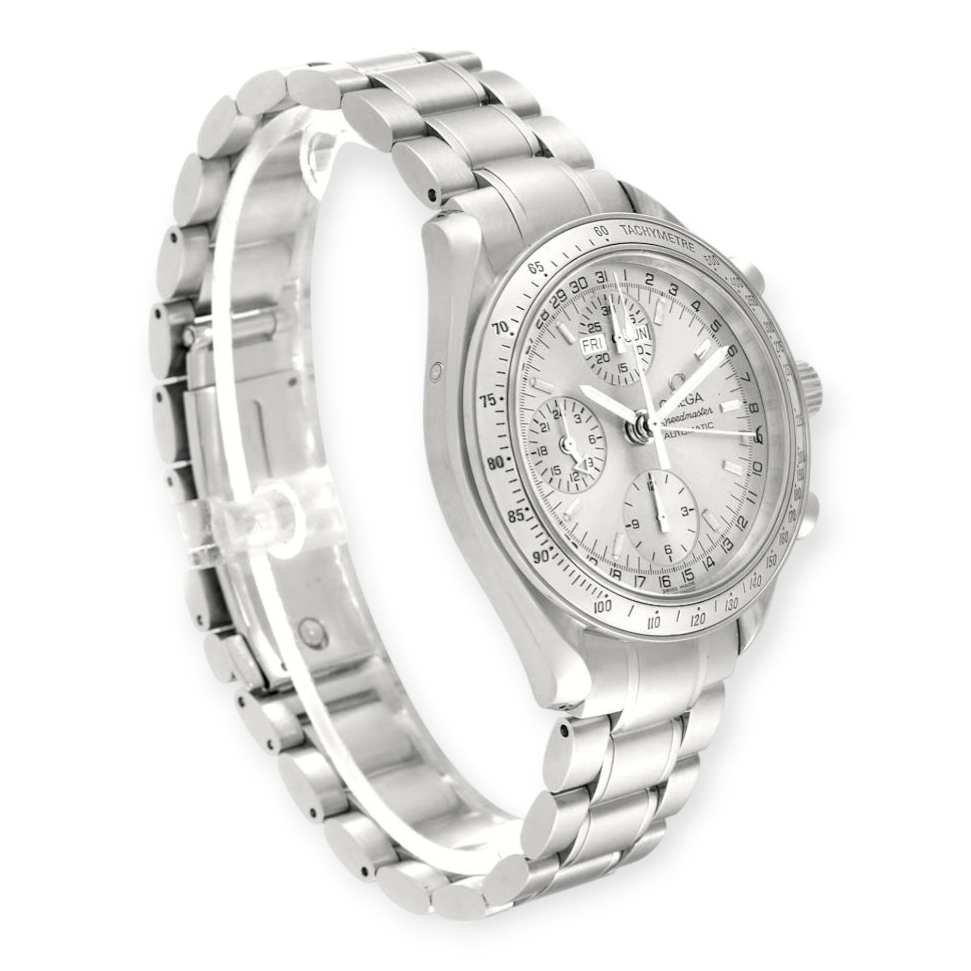 Omega Speedmaster 3523.30.00 Day Date Chronograph Steel Mens Watch-Omega-JD Watches NY