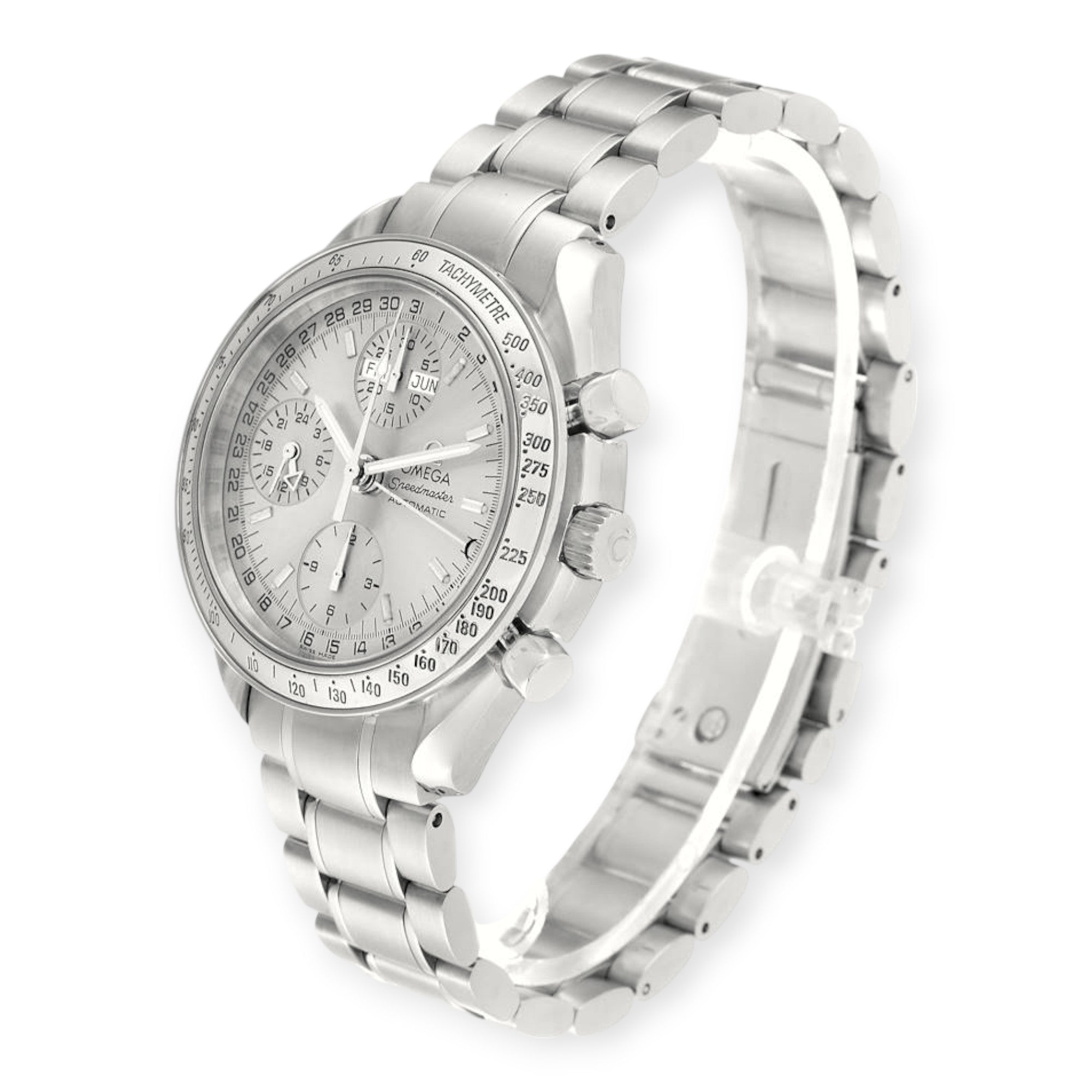 Omega Speedmaster 3523.30.00 Day Date Chronograph Steel Mens Watch-Omega-JD Watches NY