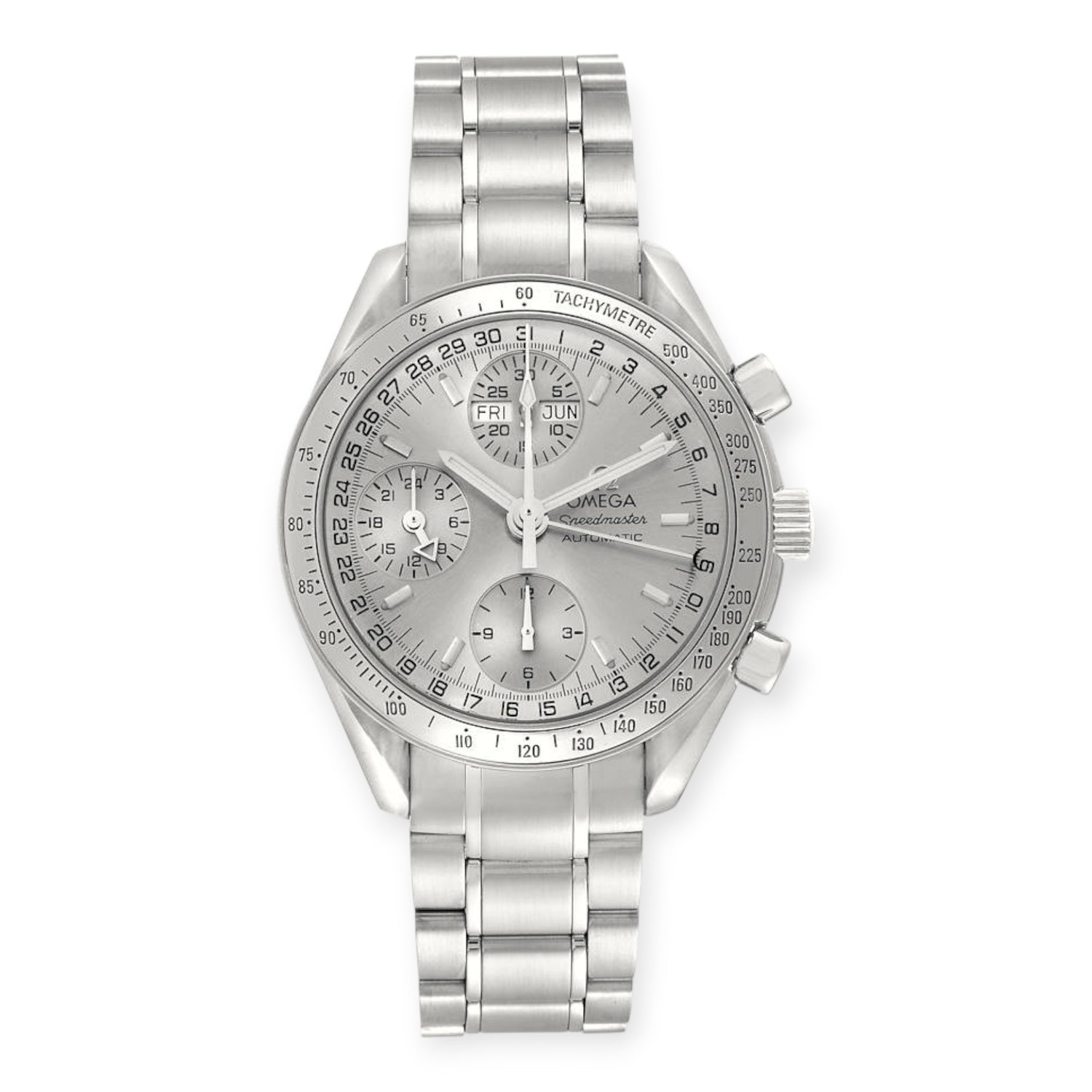 Omega Speedmaster 3523.30.00 Day Date Chronograph Steel Mens Watch-Omega-JD Watches NY